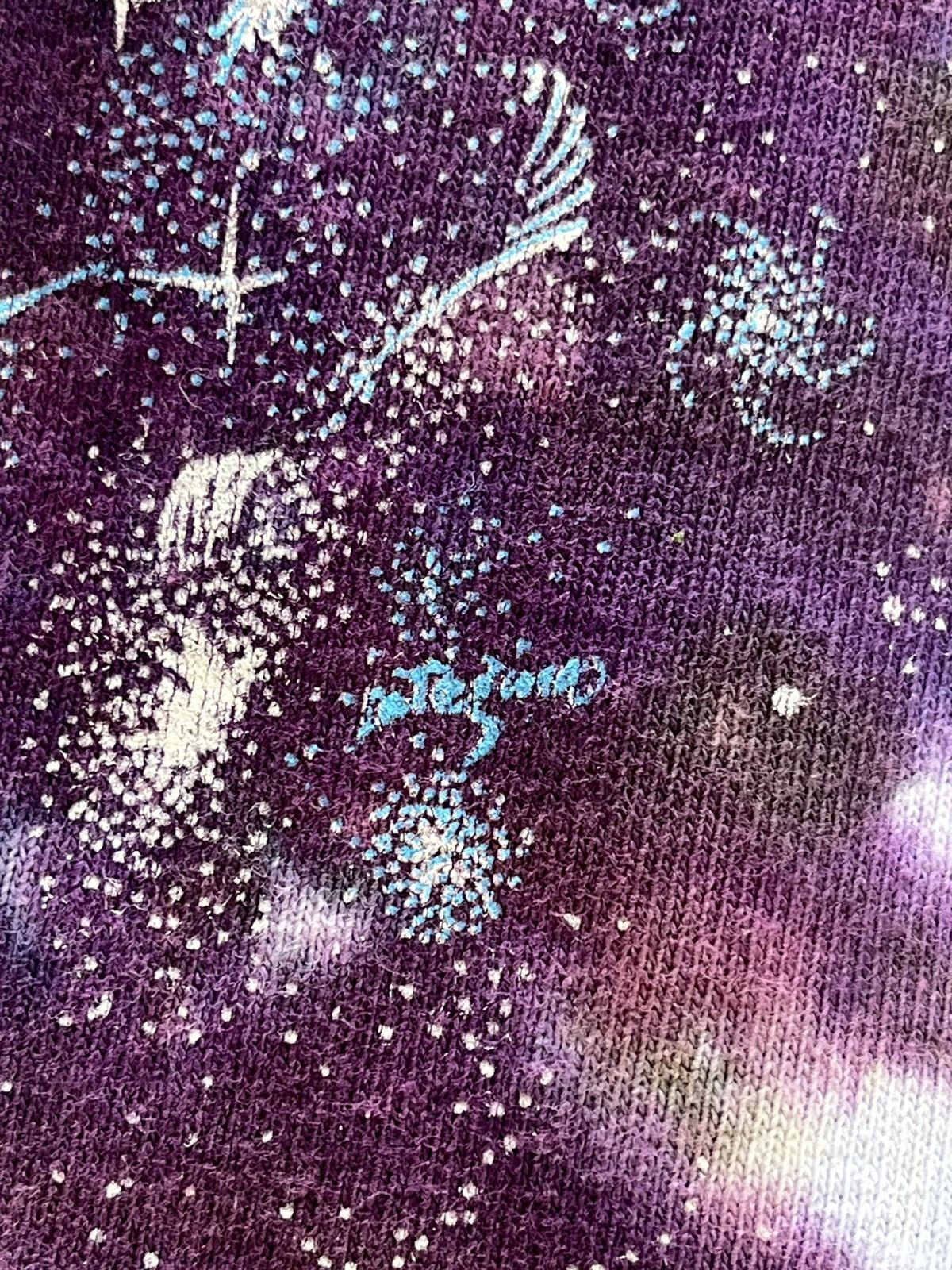 Vintage Liquid blue Space t- shirt 90’s Size US L / EU 52-54 / 3 - 5 Thumbnail
