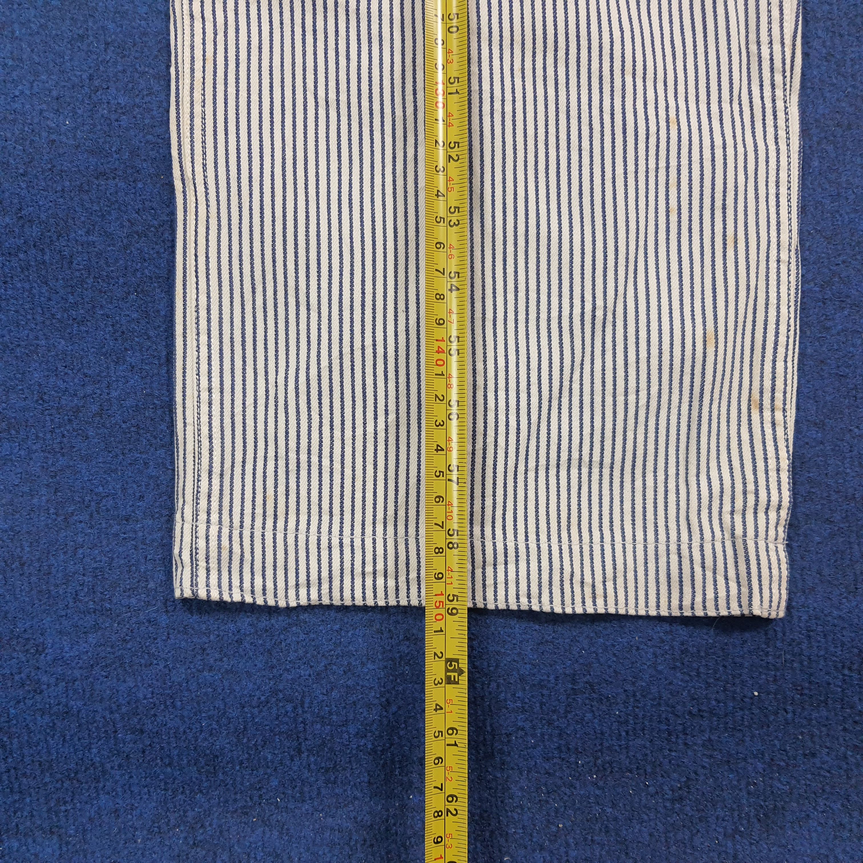 Japanese Brand PAPAS Hickory Stripe Custom Hysteric Coverall C302N19 Size US M / EU 48-50 / 2 - 5 Thumbnail