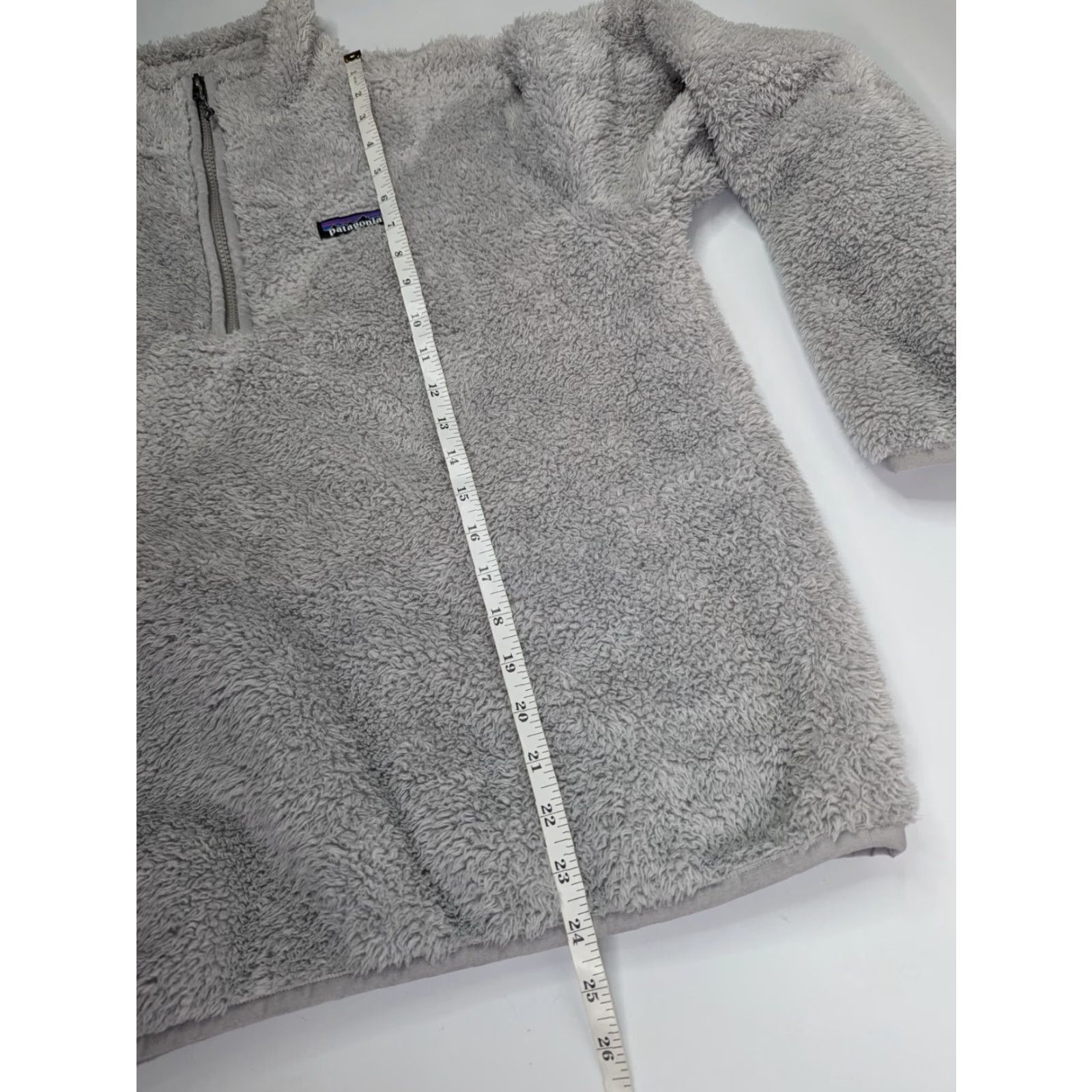 Patagonia Patagonia Pullover Sweater 1/4 Zip Fleece Jacket Women M Gray Size M / US 6-8 / IT 42-44 - 4 Thumbnail