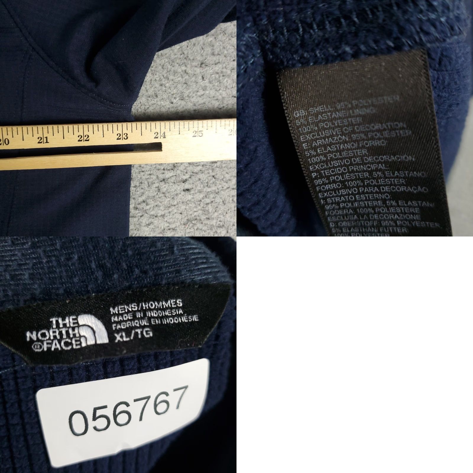 The North Face The North Face Jacket Mens XL Blue Lightweight Full Zip Up Sweatshirt Sweat Jacket Style Basic Jacket Size US XL / EU 56 / 4 - 8 Thumbnail