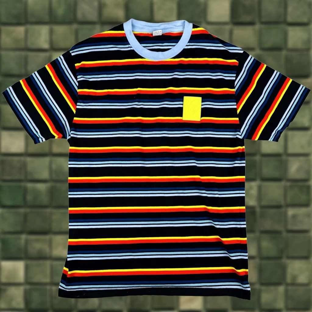 Odd Future Odd Future T Shirt Striped Multicolor Donut Logo Streetwear Skate Size L Size US L / EU 52-54 / 3 - 1 Thumbnail