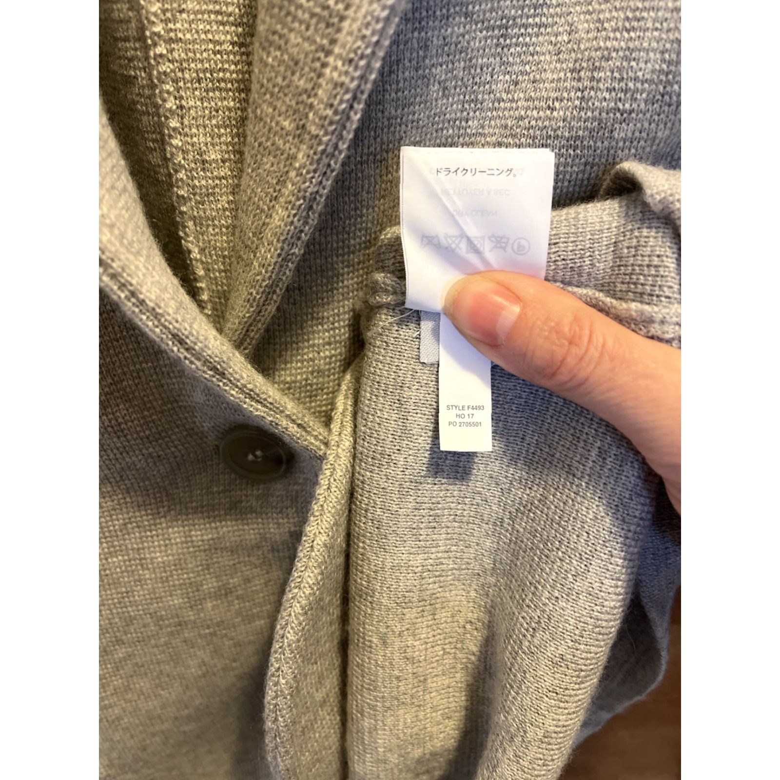 J.Crew J.CREW Women's XS Beige Merino Wool Sweater Blazer Cardigan - Classic Tight-Knit, Long Sleeve, 2 Button, All Seasons Size XS / US 0-2 / IT 36-38 - 5 Thumbnail
