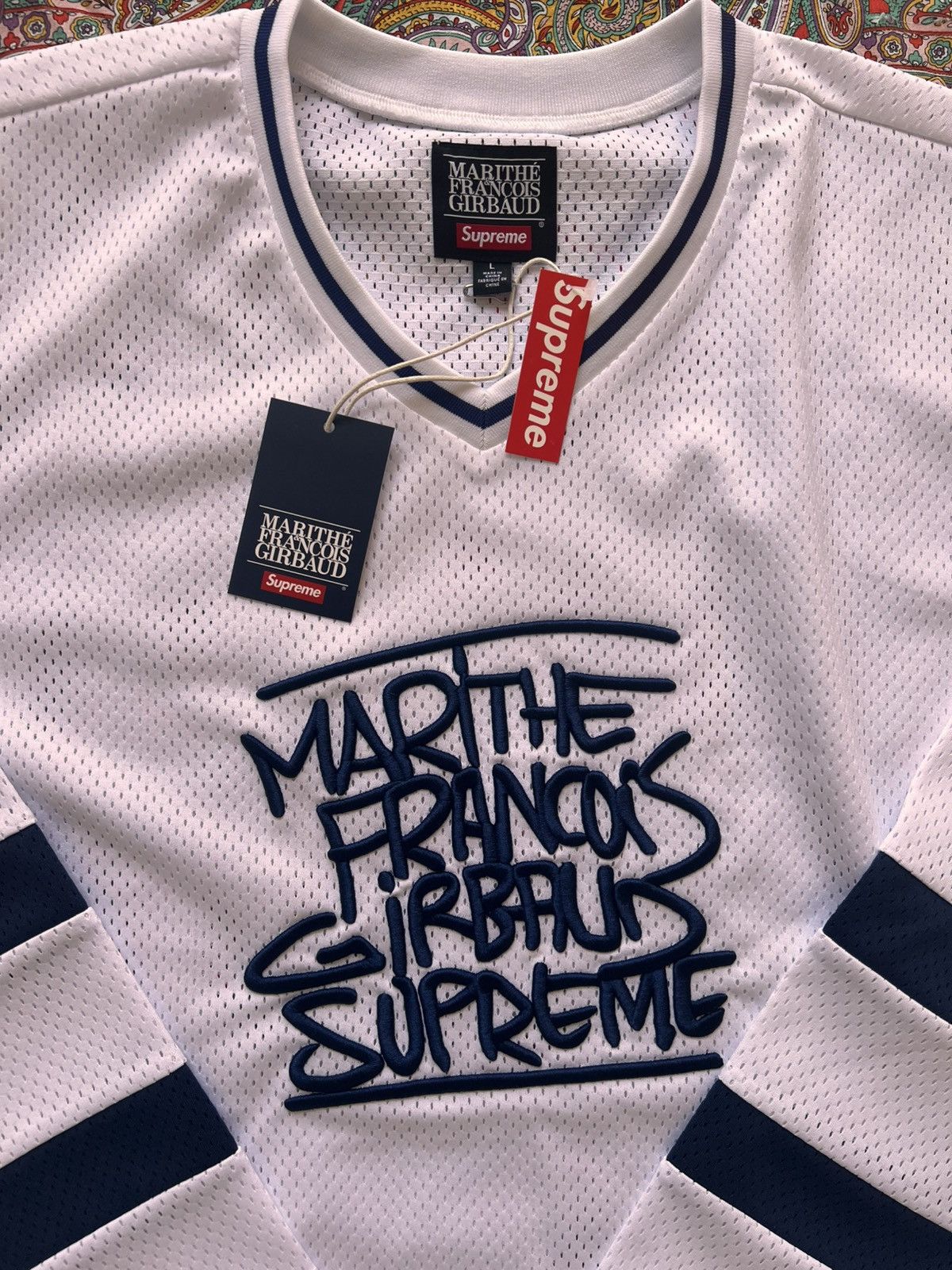 Supreme Marithé François Girbaud Jersey Supreme Marithé + François Girbaud Hockey Jersey Black Men's
