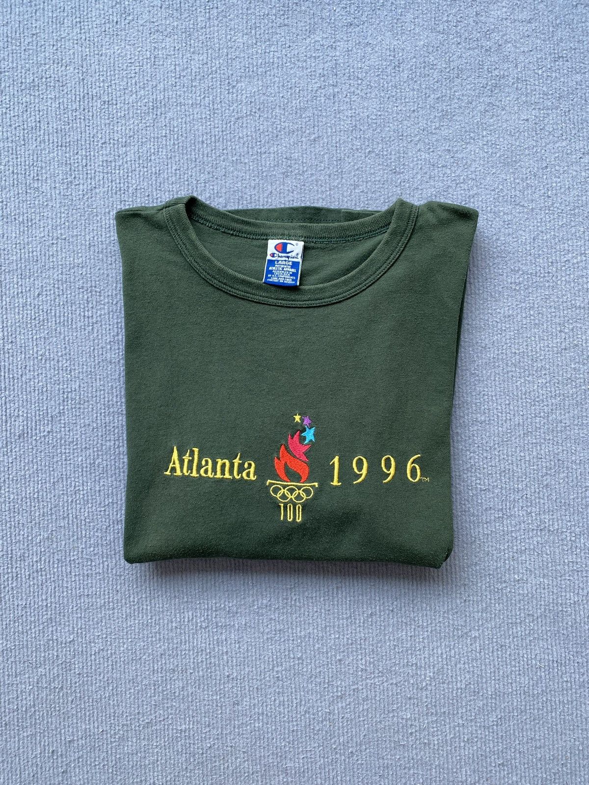 USA Olympics Vintage Champion x Atlanta Olympic Games 1996 Tee✨🏅 Size US L / EU 52-54 / 3 - 1 Thumbnail