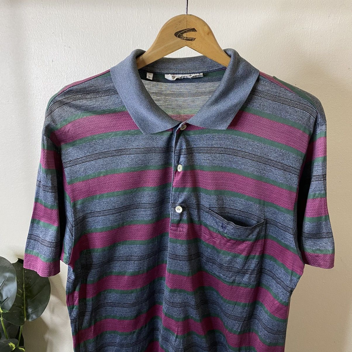 Christian Dior Monsieur Vintage 90s Christian Dior Monsieur Stripes Polo T Shirt Size US M / EU 48-50 / 2 - 2 Thumbnail