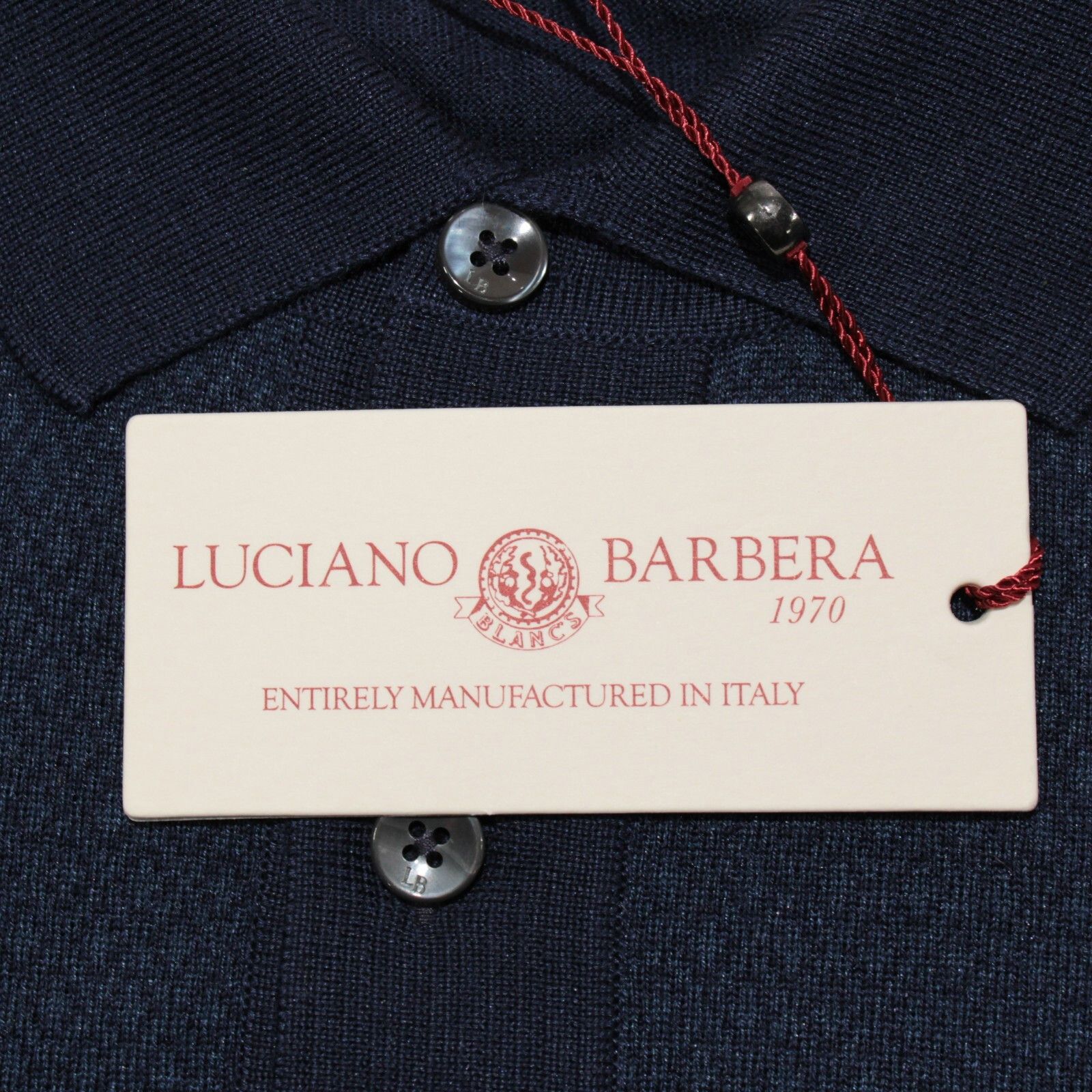 Luciano Barbera Luciano Barbera Sweater Size US M in Blue Size US M / EU 48-50 / 2 - 2 Thumbnail