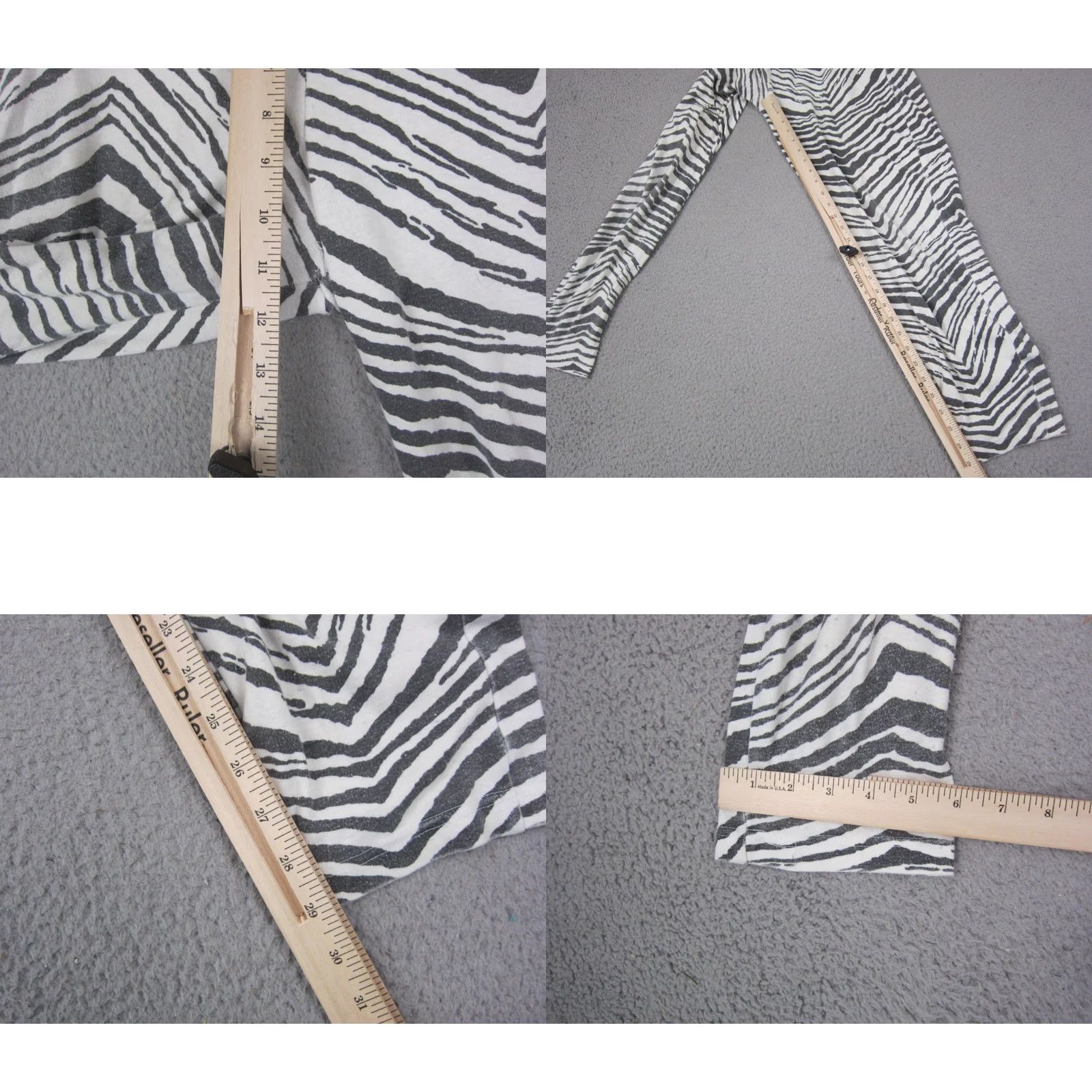 Vintage VINTAGE Zubaz Pants Mens M Black Zebra 90s Tapered Drawstring Animal Print Handmade: No Size US 31 - 9 Thumbnail