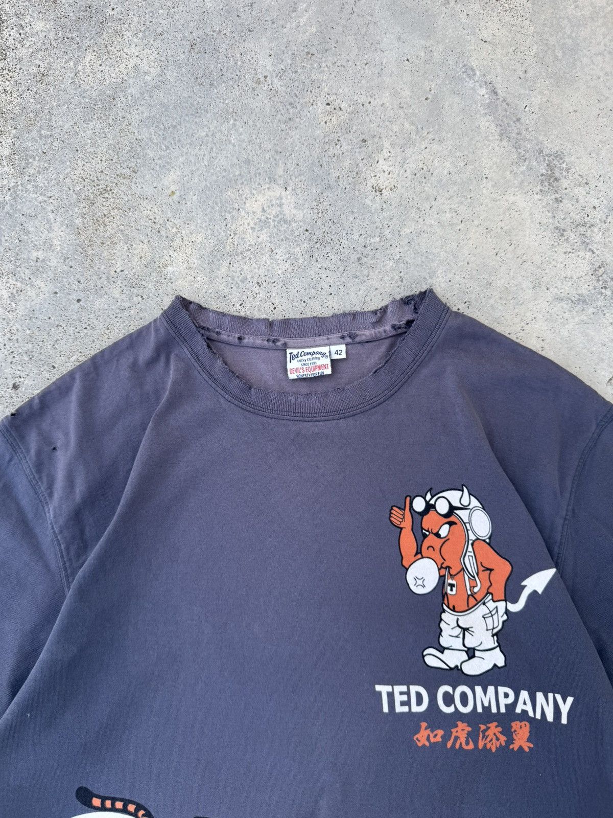 Tedman Thrashed 2000s Tedman Distressed Tees Size US M / EU 48-50 / 2 - 6 Thumbnail