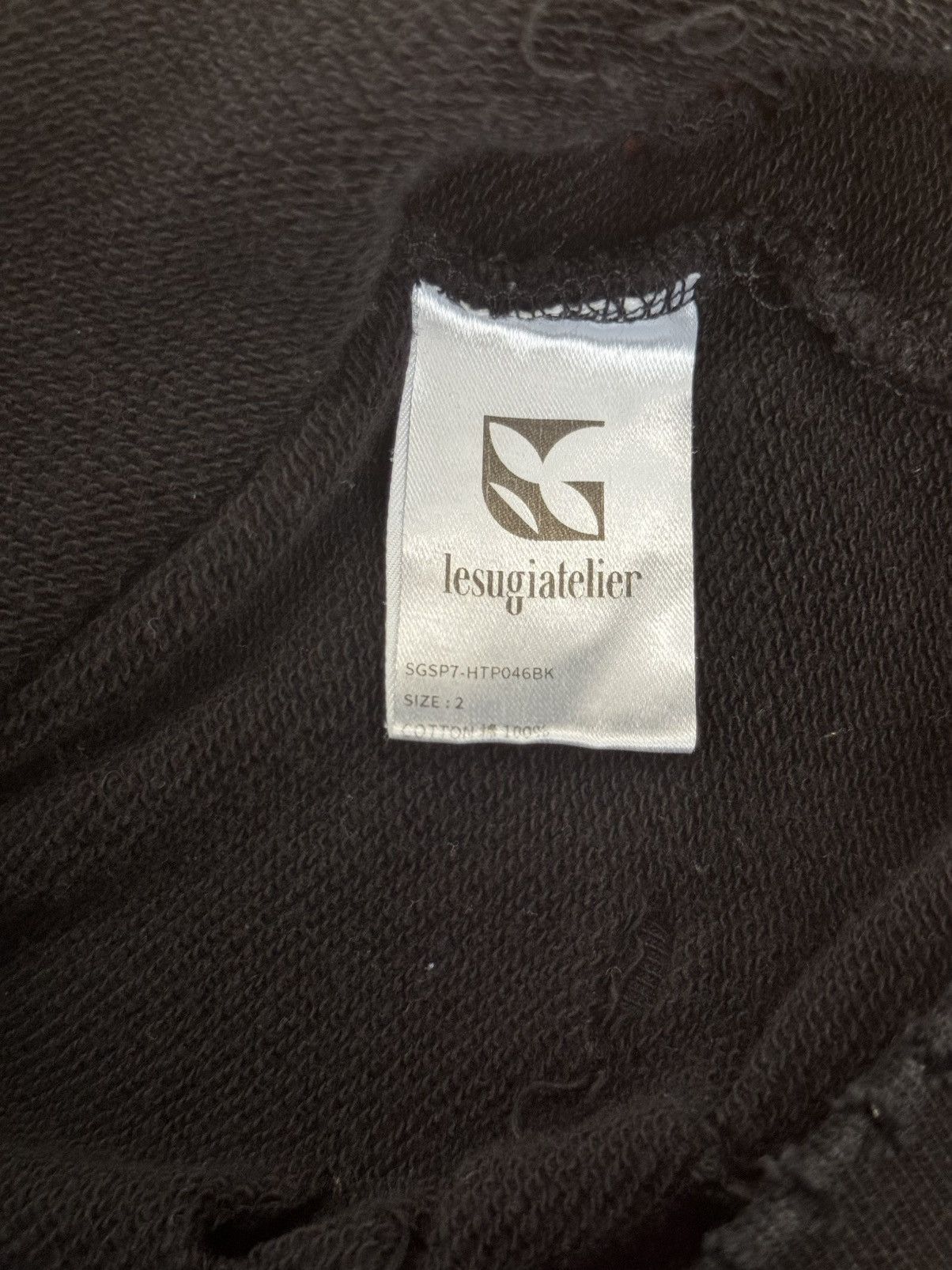 Other LESUGIATELIER Distressed Hoodie Size XS / US 0-2 / IT 36-38 - 4 Thumbnail
