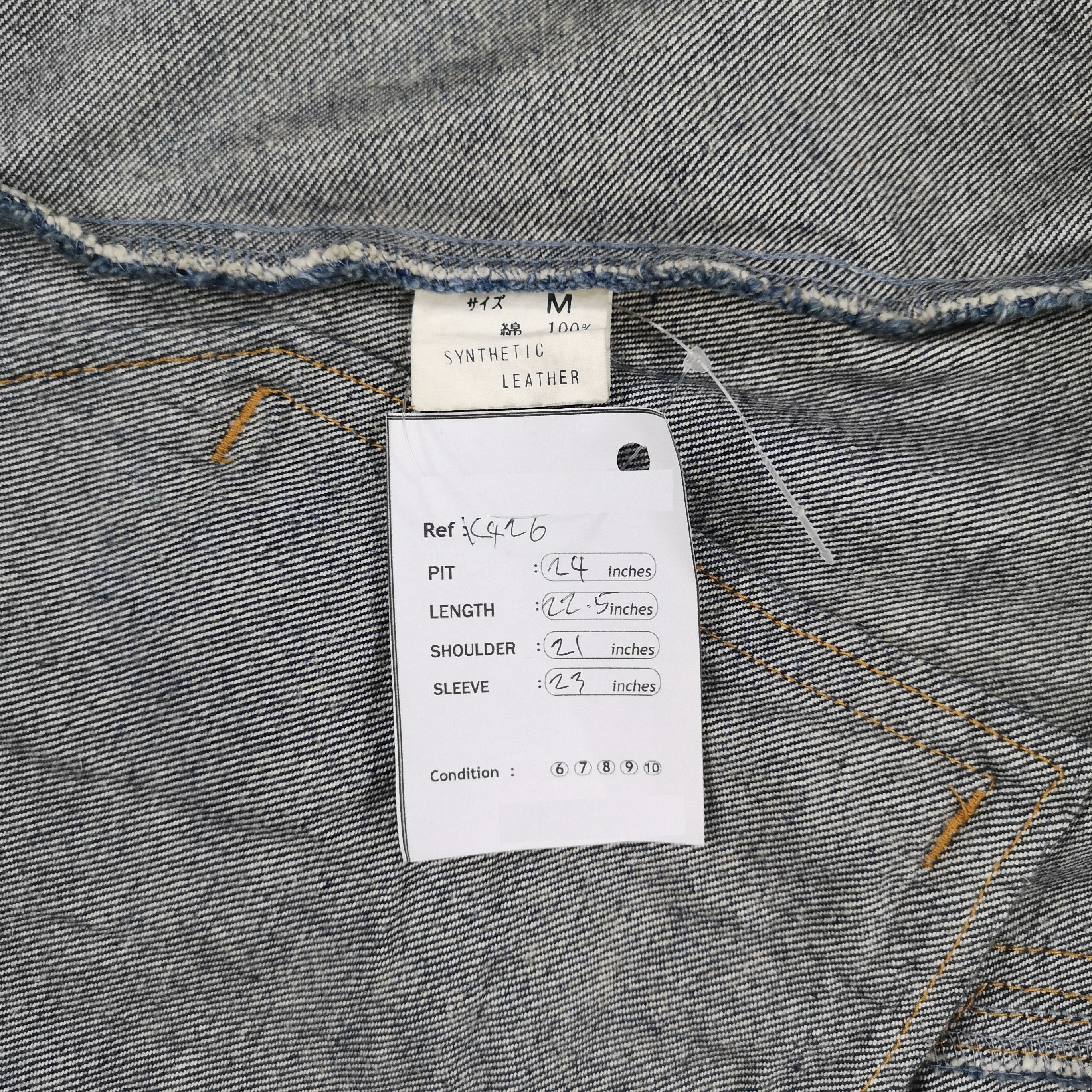Vintage Vintage Fittz Clothes Blanket Lined Denim Trucker Jacket Size US M / EU 48-50 / 2 - 7 Thumbnail