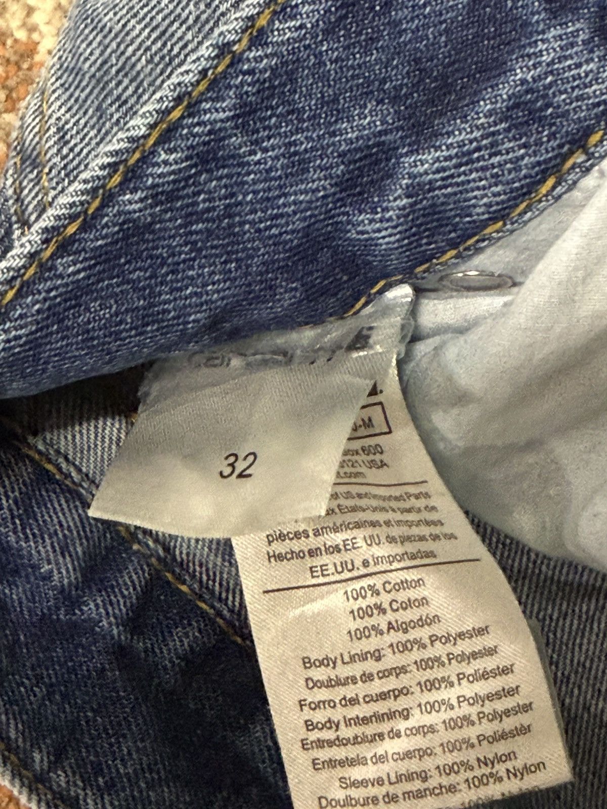 Carhartt Carhartt Double Knee Denim Size US 32 / EU 48 - 6 Thumbnail