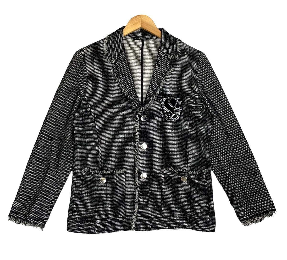 Vintage Valenza Sports Emblem VS Blazer Jacket Size 40