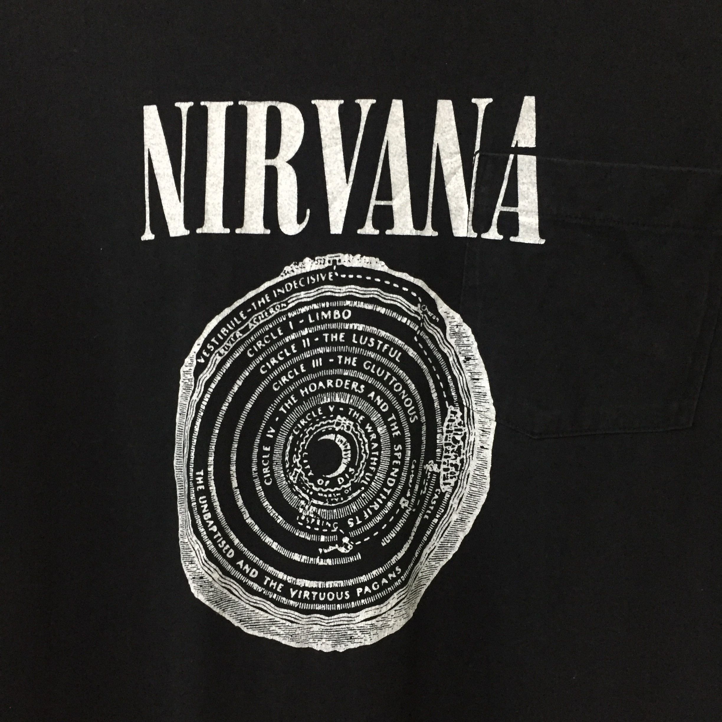 Number (N)ine NUMBER (N)INE VESTIBULE NIRVANA GRUNGE JAPAN TSHIRT Size US L / EU 52-54 / 3 - 6 Thumbnail