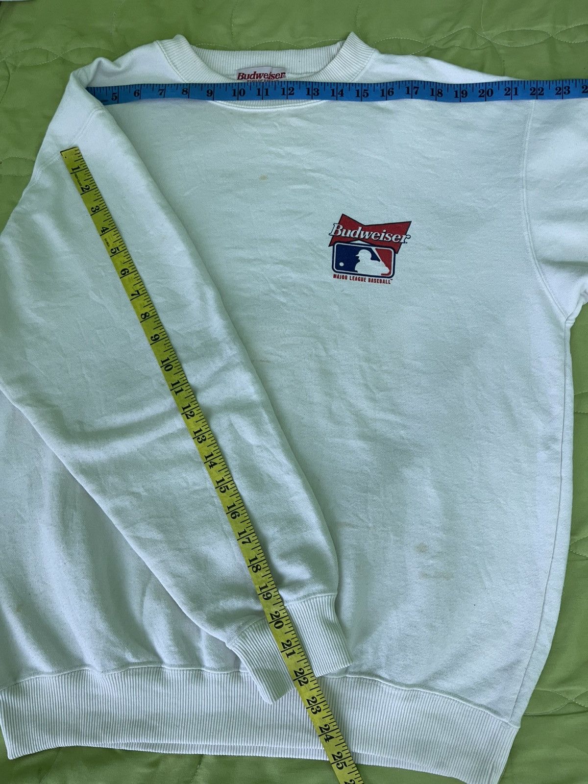 Budweiser Vintage 90's Budweiser Baseball Team MLB Sponsor Sweatshirt Size US L / EU 52-54 / 3 - 11 Thumbnail