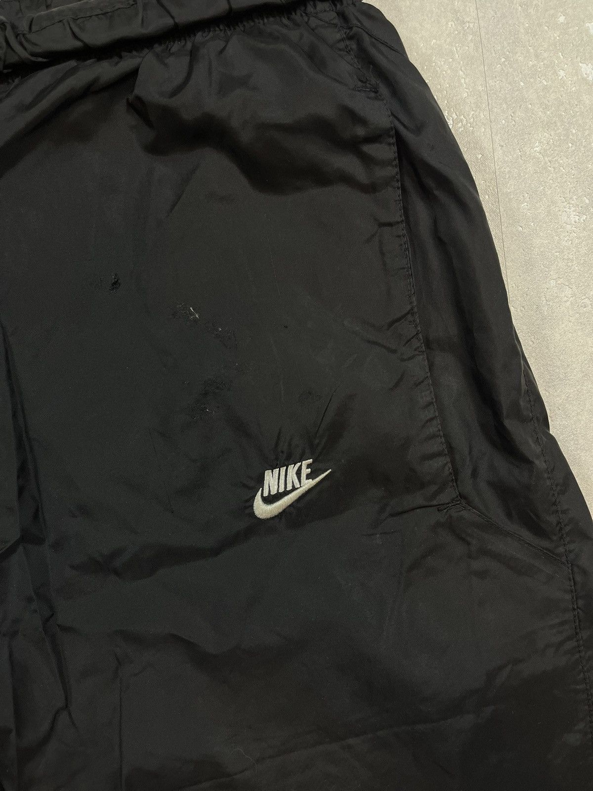 Nike × Vintage 00s Nike Retro Logo Vintage Y2K Oversized Parachute Pants Size US 32 / EU 48 - 2 Thumbnail