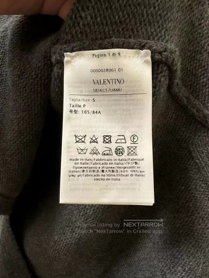 Valentino Valentino Ostrich wool sweater knitted skirt Size S / US 4 / IT 40 - 5 Thumbnail