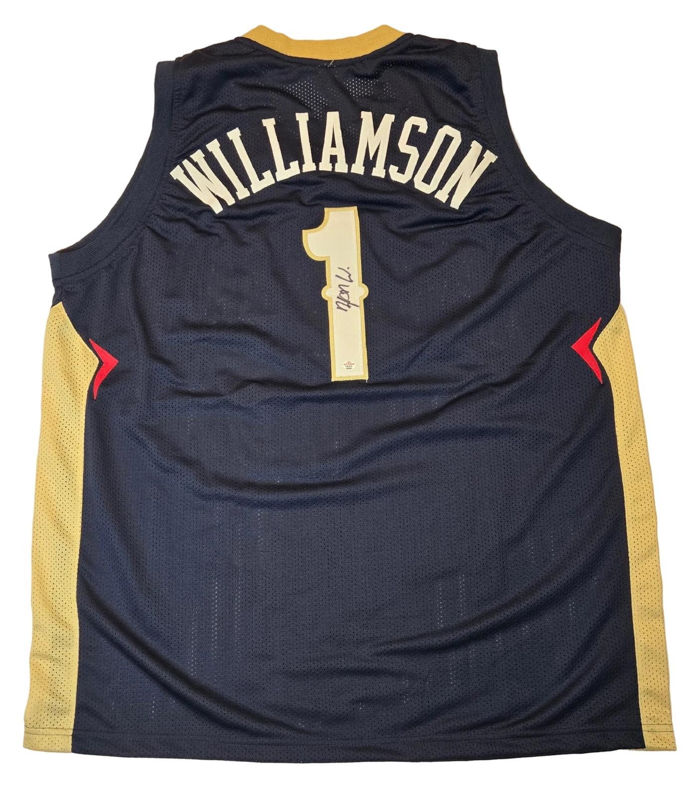 Other Zion Williamson Pelicans signed basketball jersey COA Size ONE SIZE - 2 Thumbnail