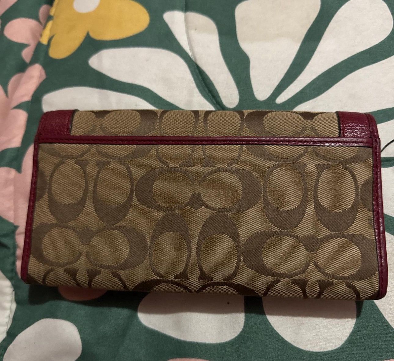 Coach Red and brown vintage handle coach bag and wallet set Size ONE SIZE - 5 Thumbnail