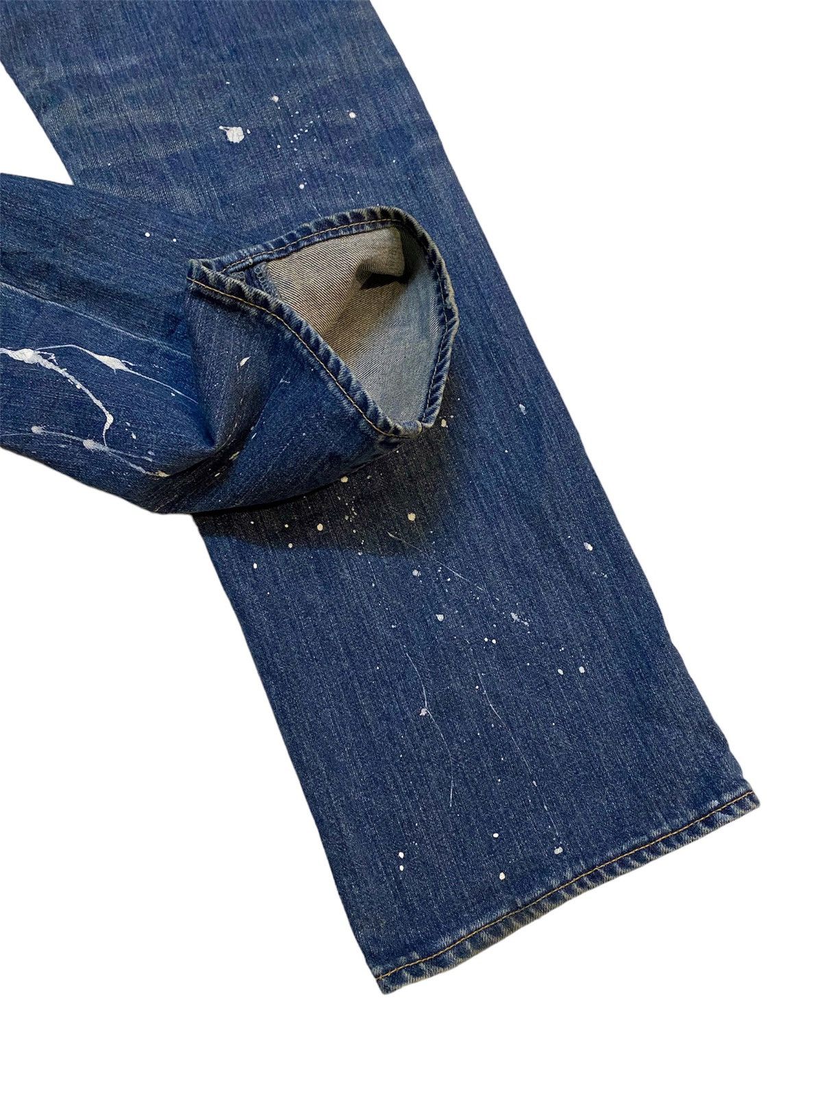 If Six Was Nine × Le Grande Bleu (L.G.B.) × Takeo Kikuchi Japanese Brand TK Painter Distressed Regular Straight Denim Size US 34 / EU 50 - 10 Thumbnail