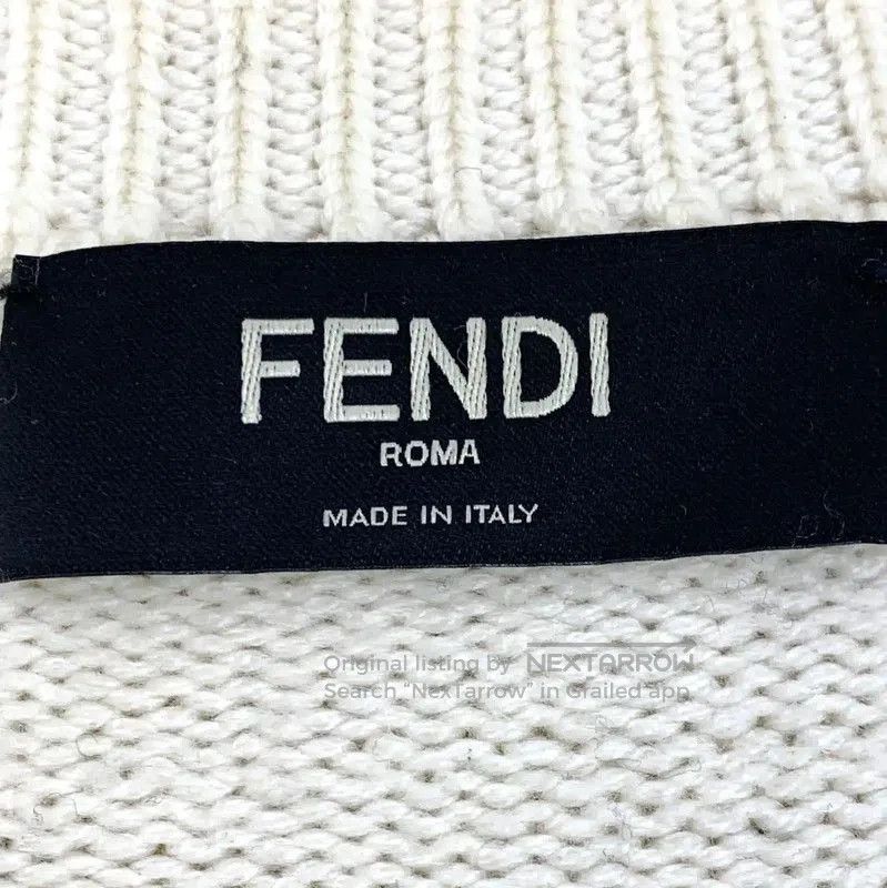 Fendi Fendi Beige Wool Women's Sweater in XL Size . Size XL / US 12-14 / IT 48-50 - 4 Thumbnail