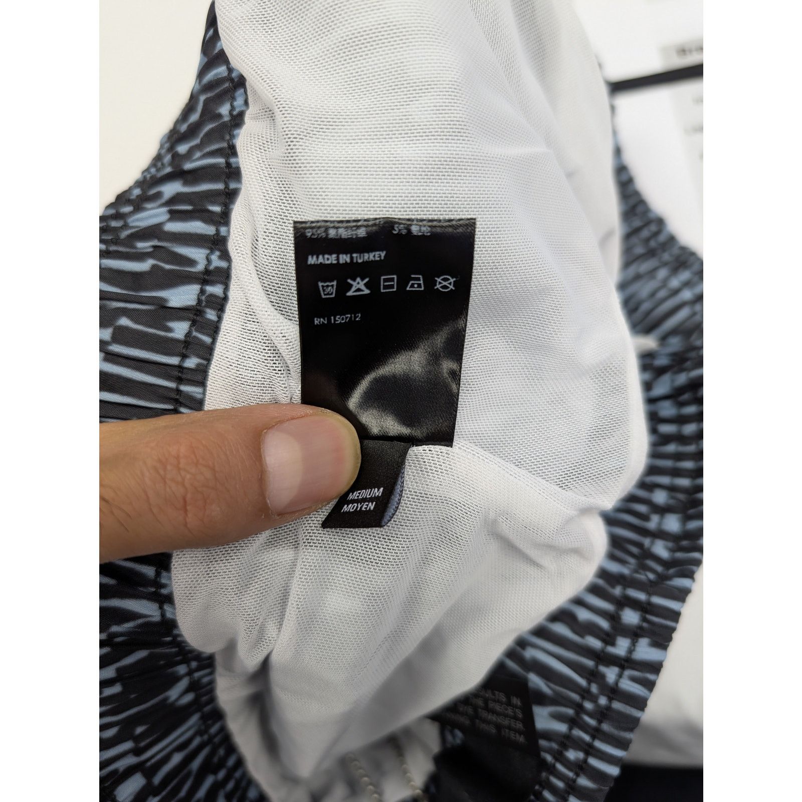 Amiri o1rshd1 Allover Amiri Swim Trunk Swim Shorts in Dusty Blue Size US 32 / EU 48 - 13 Thumbnail