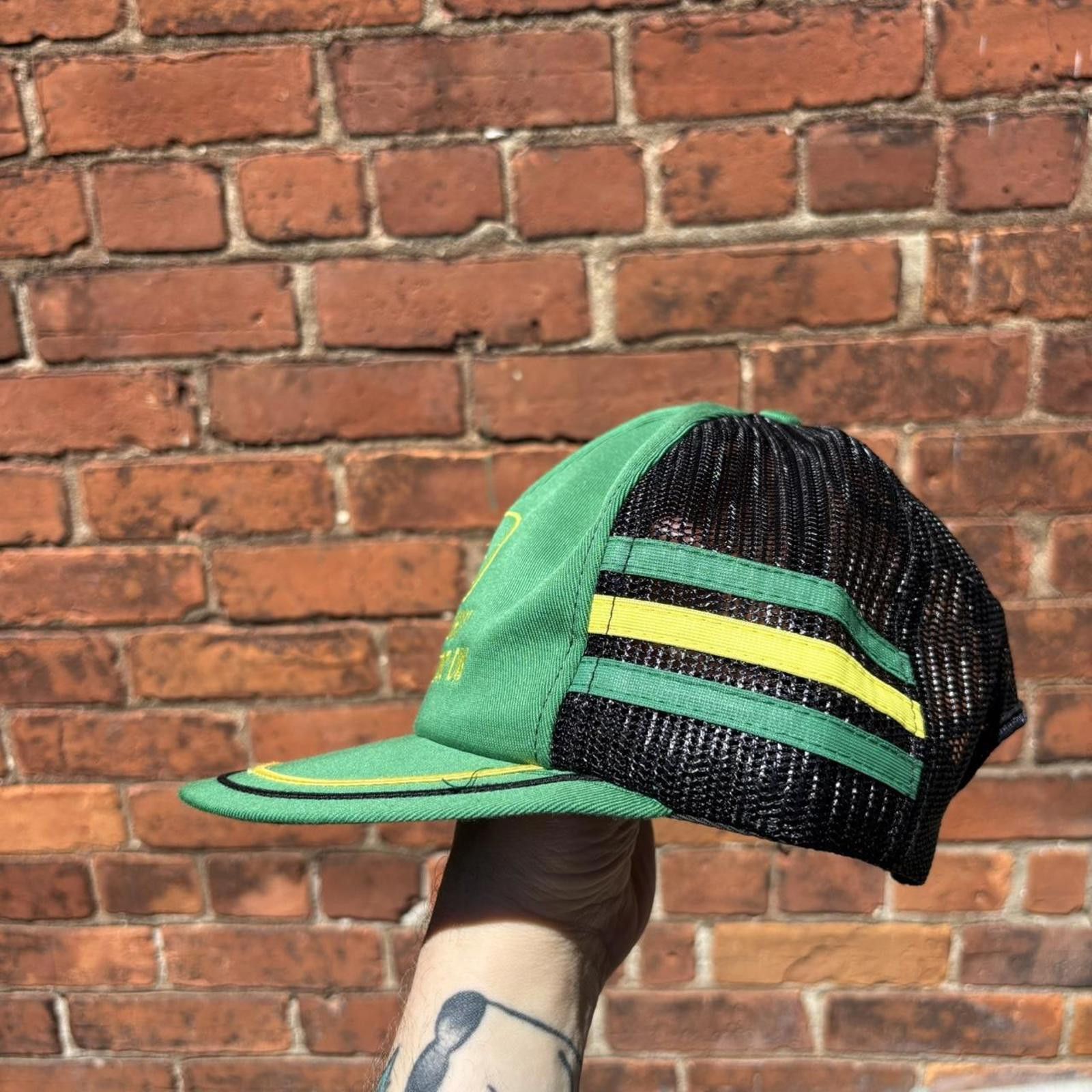John Deere Vintage John Deere leadership you can count on trucker hat Size ONE SIZE - 2 Thumbnail