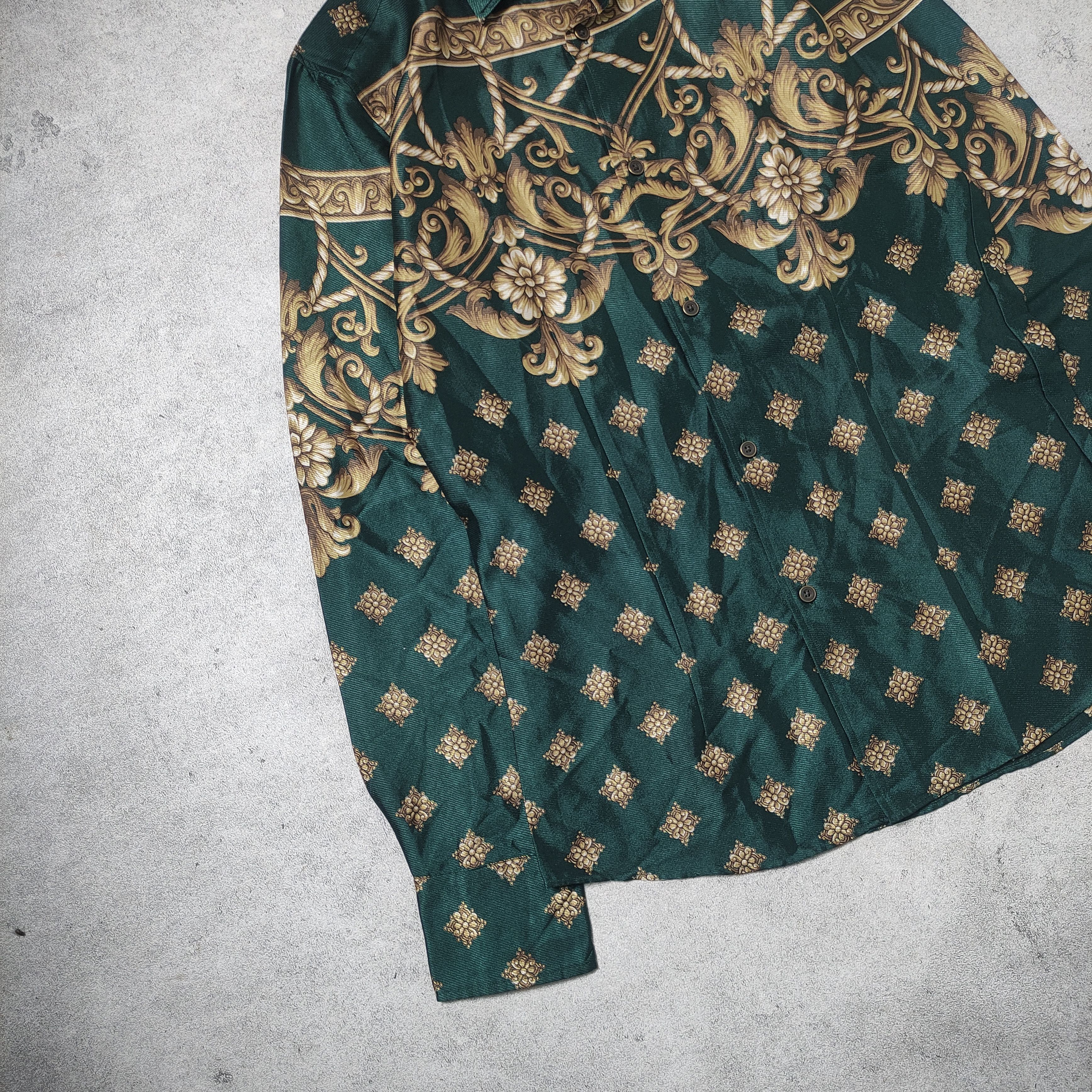If Six Was Nine × Le Grande Bleu (L.G.B.) × Tornado Mart Tornado Mart Silk Japanese Brand Size US L / EU 52-54 / 3 - 8 Thumbnail