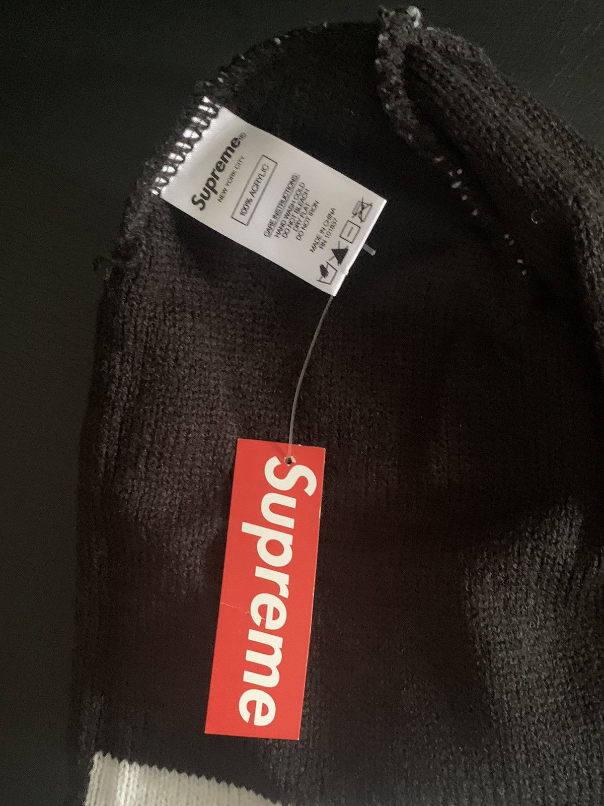 Supreme Supreme Black & White Checkerboard Beanie Size ONE SIZE - 5 Thumbnail