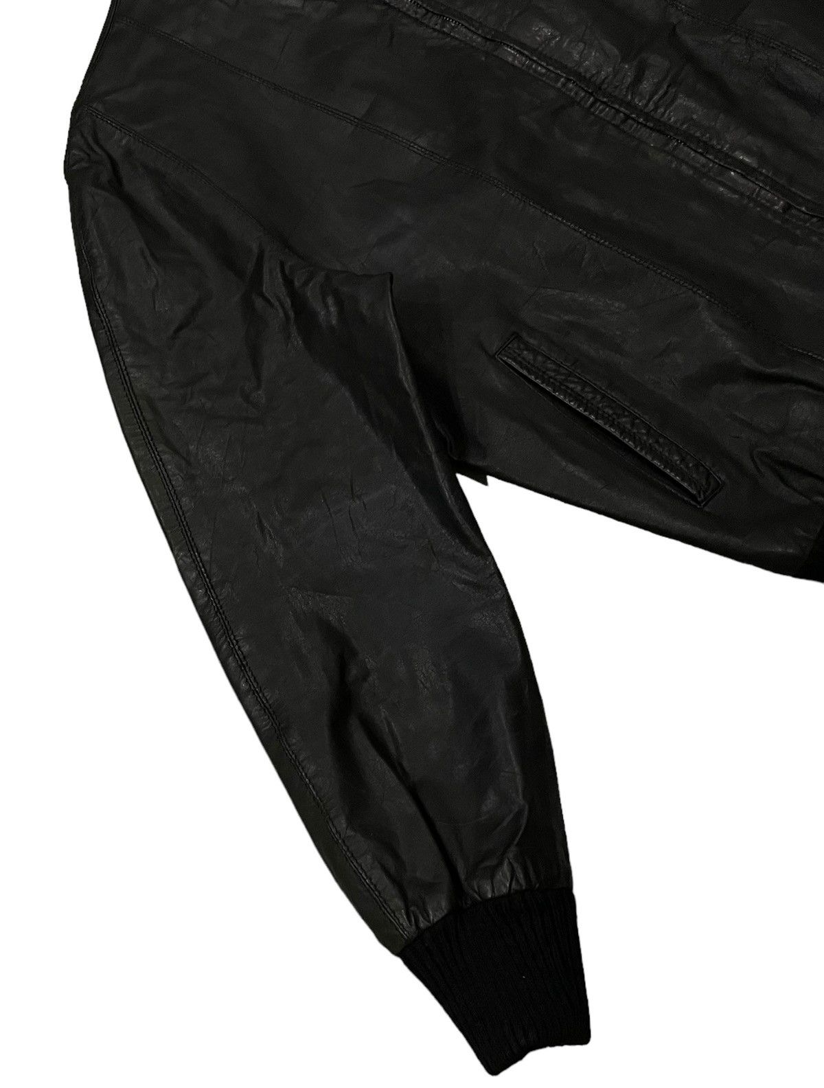 Comme des Garcons Tricot Comme Des Garcons Bomber Leather Jacket Size US M / EU 48-50 / 2 - 6 Thumbnail