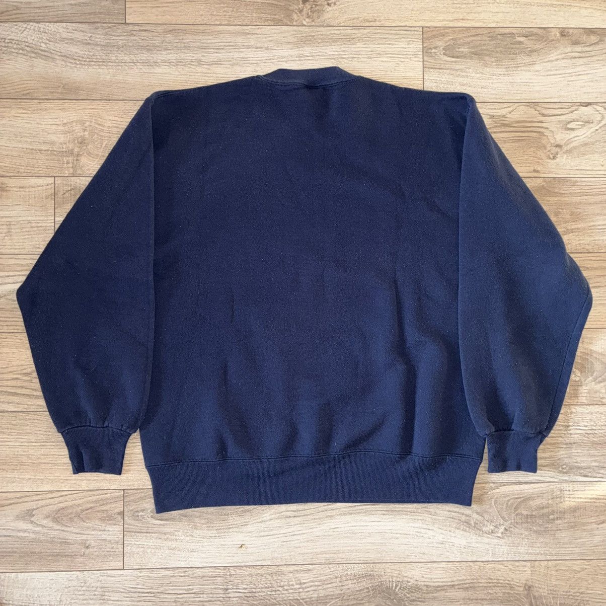 Russell Athletic 90s Russell Athletic navy crewneck sweatshirt Size US L / EU 52-54 / 3 - 6 Thumbnail