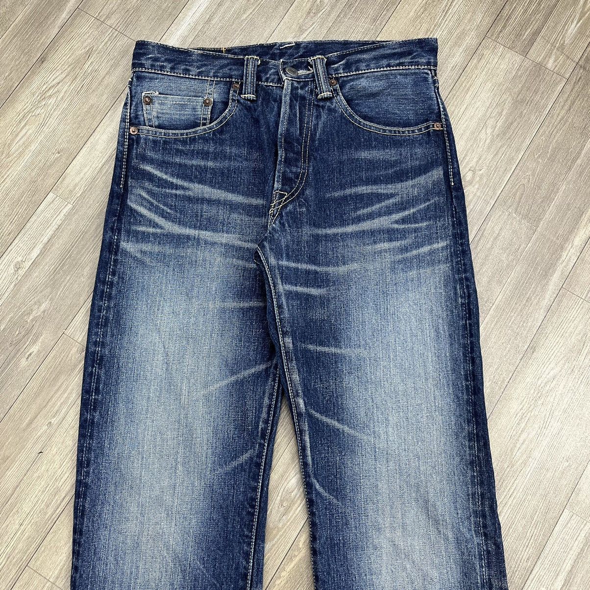 Eternal × Japanese Brand × Vintage Vintage Eternal Half Selvedge Faded Honeycomb Denim Jeans Size US 29 - 3 Thumbnail