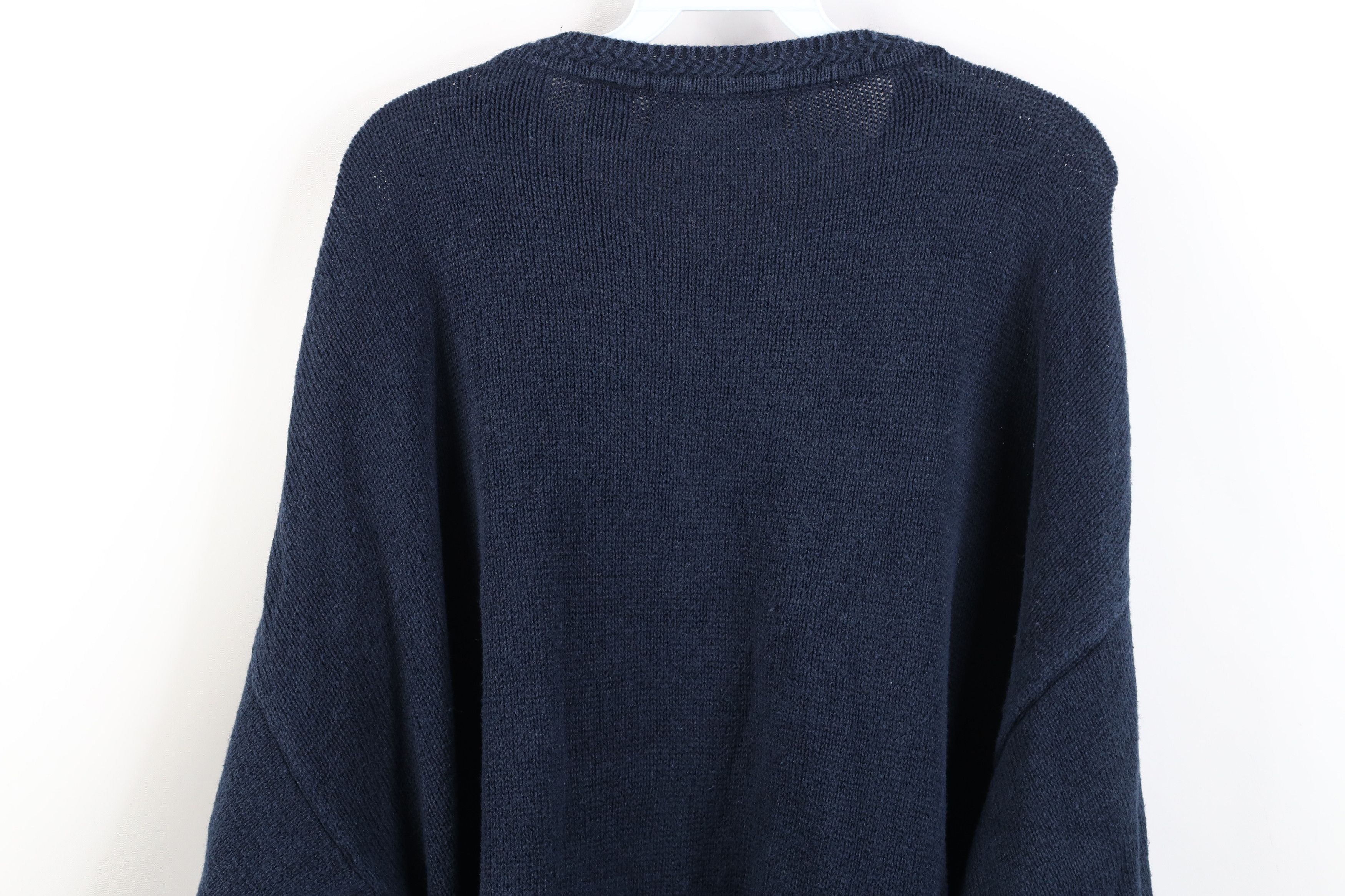 Vintage Vintage 90s Streetwear Chunky Ribbed Cable Knit Sweater Size US XL / EU 56 / 4 - 9 Thumbnail