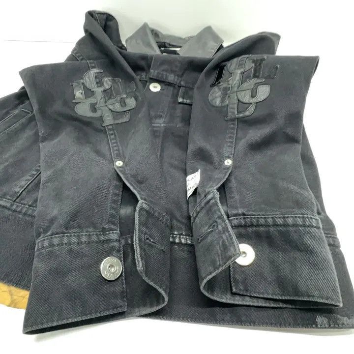 Lanvin Lanvin x Gallery Dept. Black Denim Jacket -2507 Size US L / EU 52-54 / 3 - 7 Thumbnail