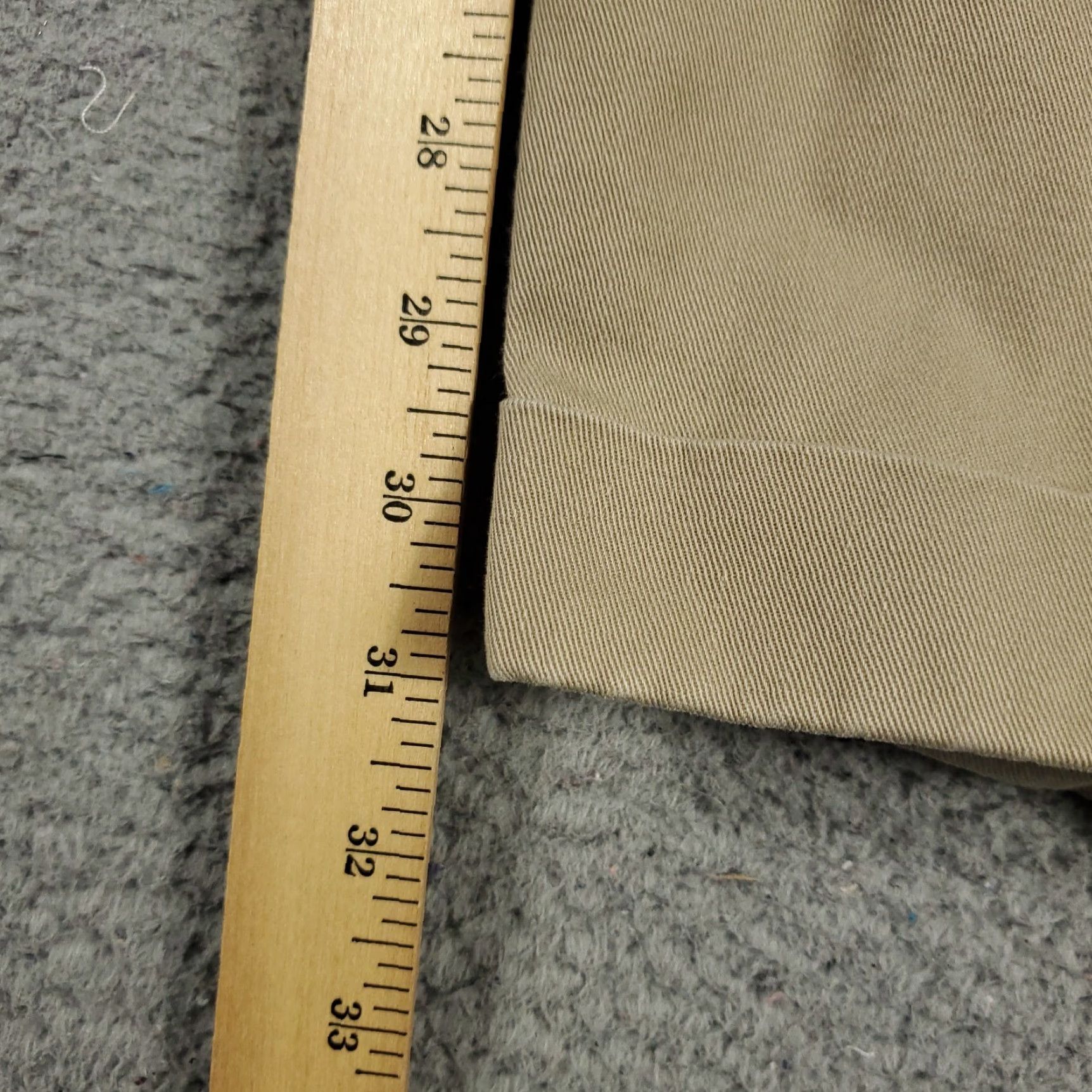 Ralph Lauren Ralph Lauren Chino Pants Mens 36x31 Beige Pleated Straight Leg Casual Workwear Size US 36 / EU 52 - 5 Thumbnail