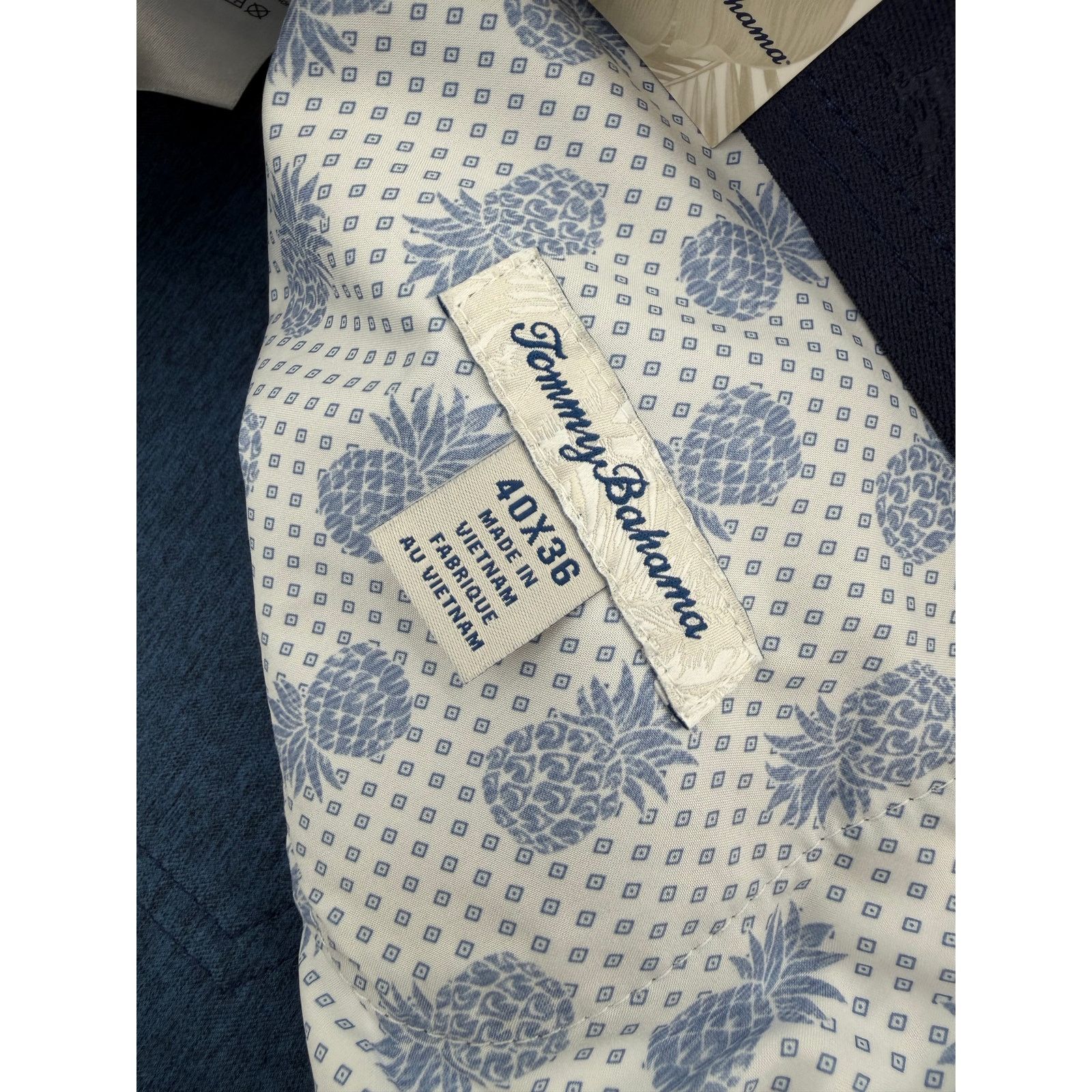 Tommy Bahama NWT Tommy Bahama On Par IslandZone Dark Eclipse Blue Pants Size US 40 / EU 56 - 12 Thumbnail