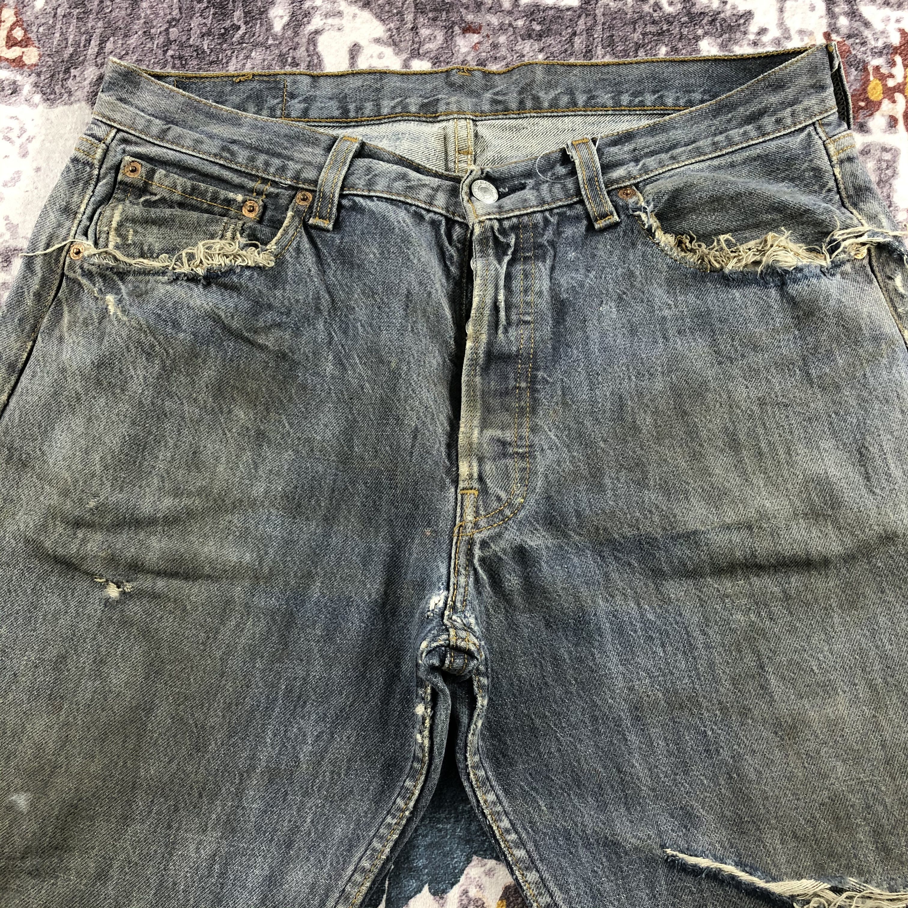 Levi's × Vintage 90s Vintage Levis 501 Jeans-JM2610 Size US 34 / EU 50 - 3 Thumbnail