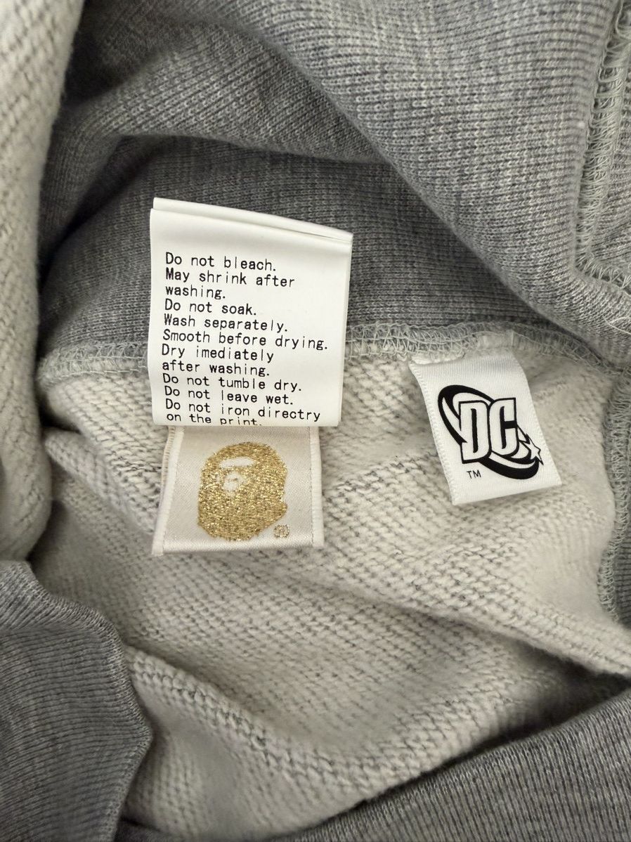 Bape × DC Comics BAPE X DC Superman Crewneck Grey Size US M / EU 48-50 / 2 - 8 Thumbnail
