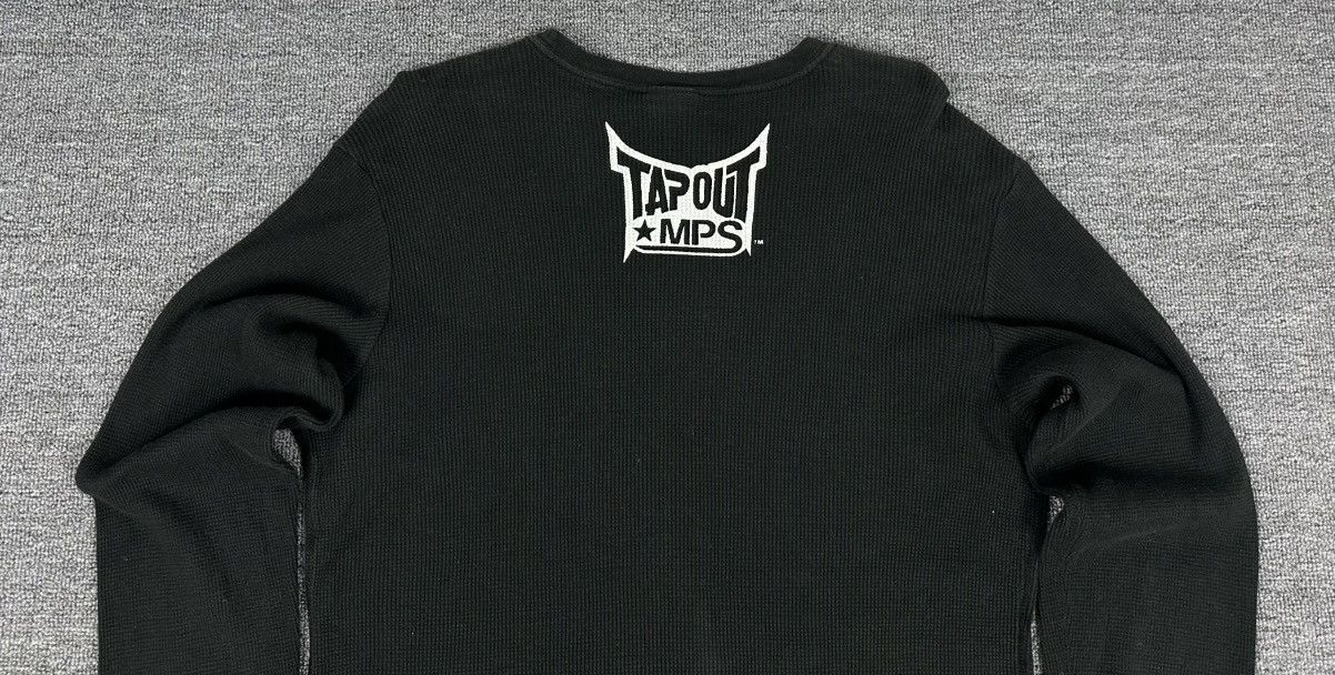 Tapout Rare🔥Tapout MPS Long Sleeve Waffle Knit Thermal Shirt Size US M / EU 48-50 / 2 - 5 Thumbnail