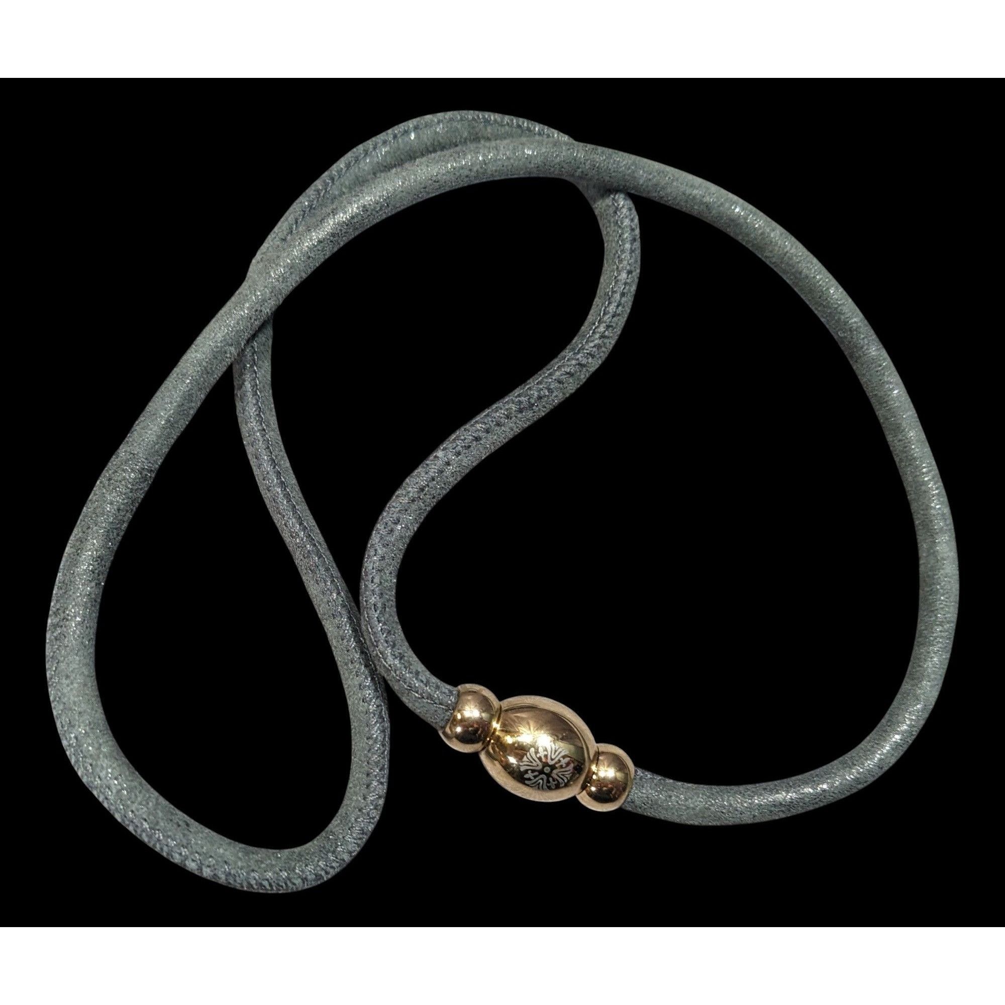 Other Modern Qudo Shimmery Grey Suede Wrap Bracelet Size ONE SIZE - 1 Thumbnail