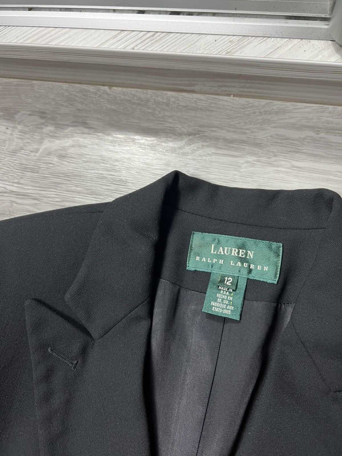 Polo Ralph Lauren Lauren Ralph Lauren Black Double Breasted Blazer Crest Patch Size XL / US 12-14 / IT 48-50 - 12 Thumbnail