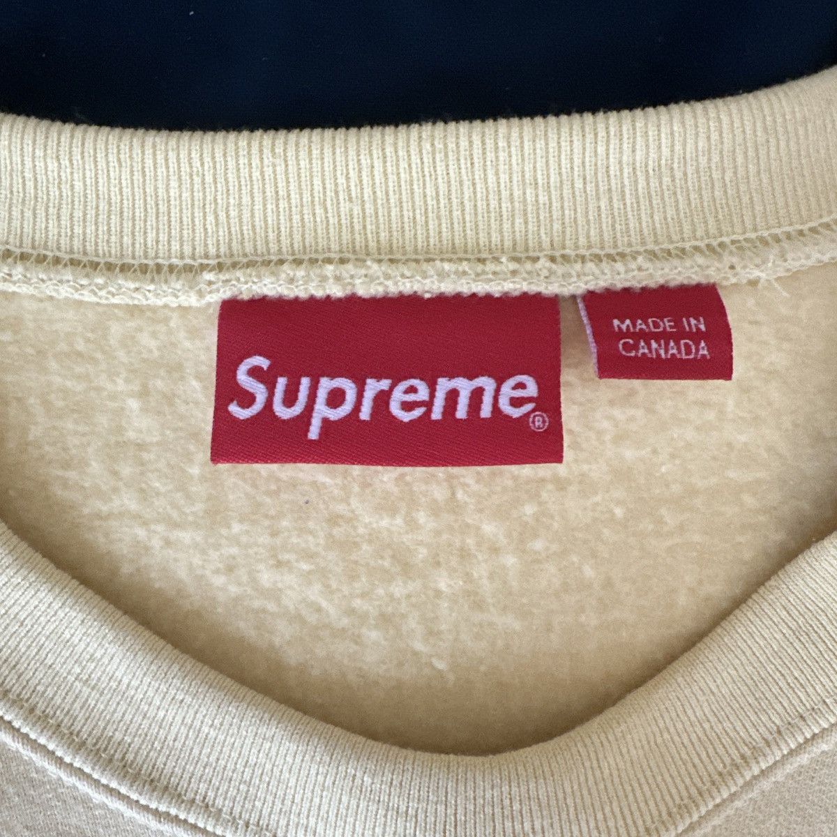Supreme Supreme Box Logo Crewneck Yellow Size US L / EU 52-54 / 3 - 2 Thumbnail