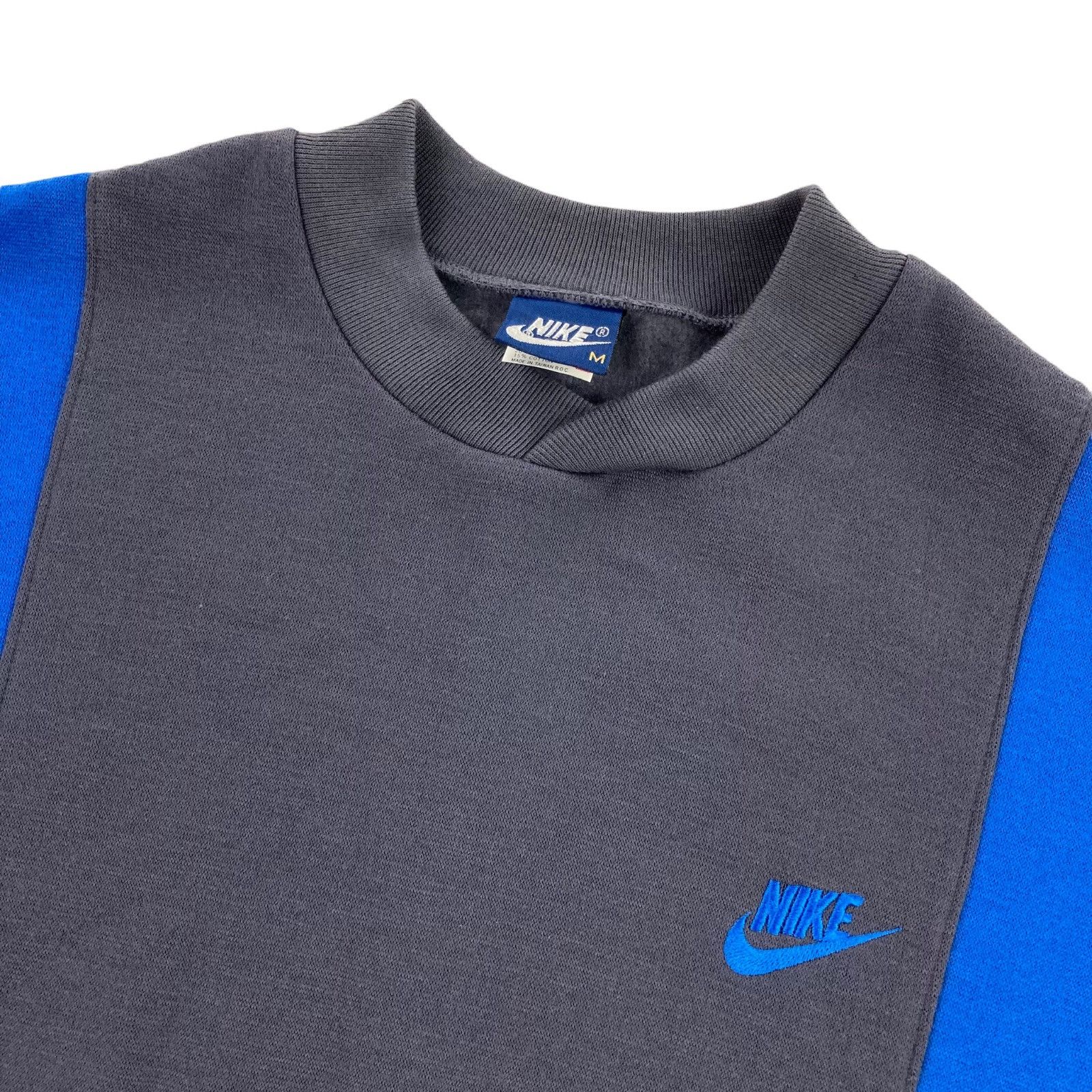 Nike VTG 80's Nike Blue Tag Men's Sweatshirt Blue/Gray • Medium Size US M / EU 48-50 / 2 - 1 Thumbnail