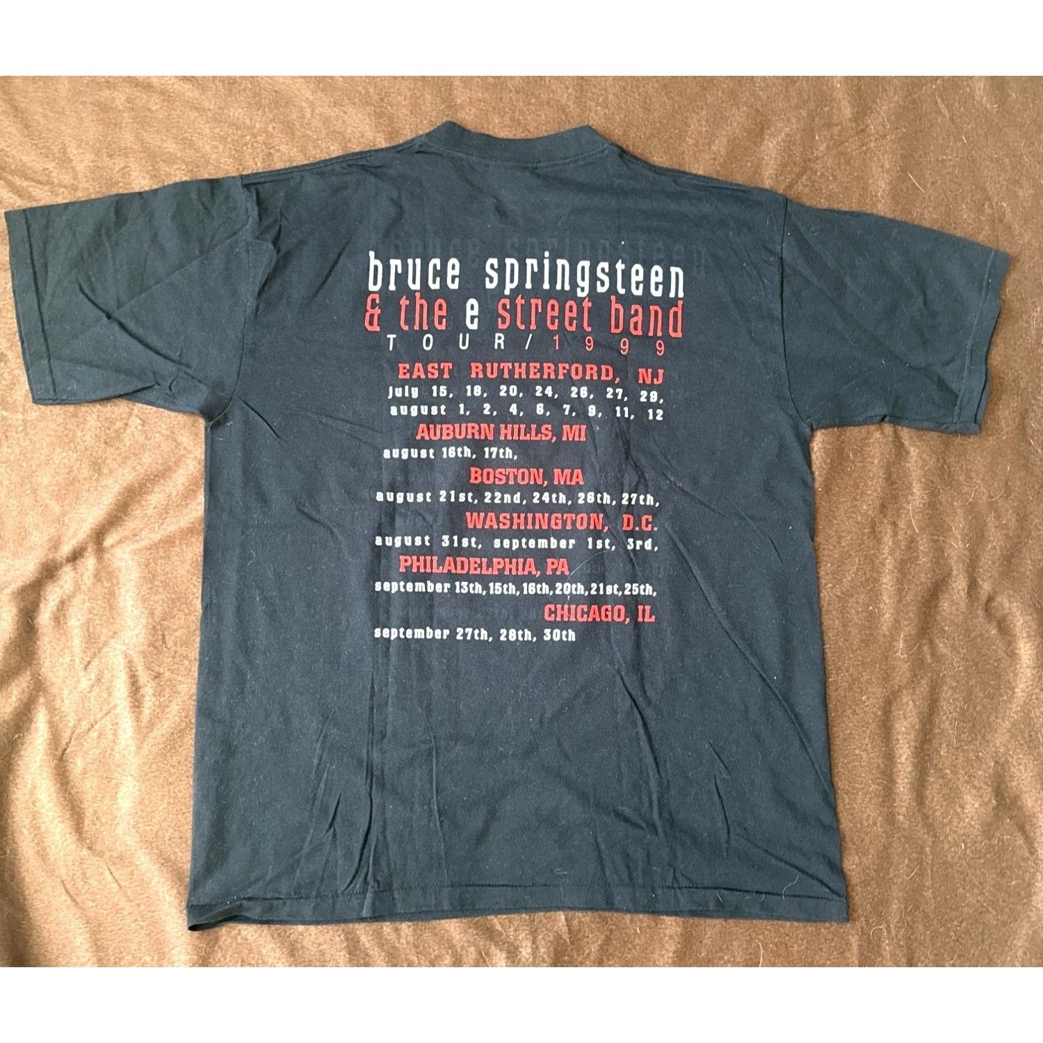All Sport Bruce Springsteen The E Street Band 1999 Concert Tour Black Size US XL / EU 56 / 4 - 3 Thumbnail