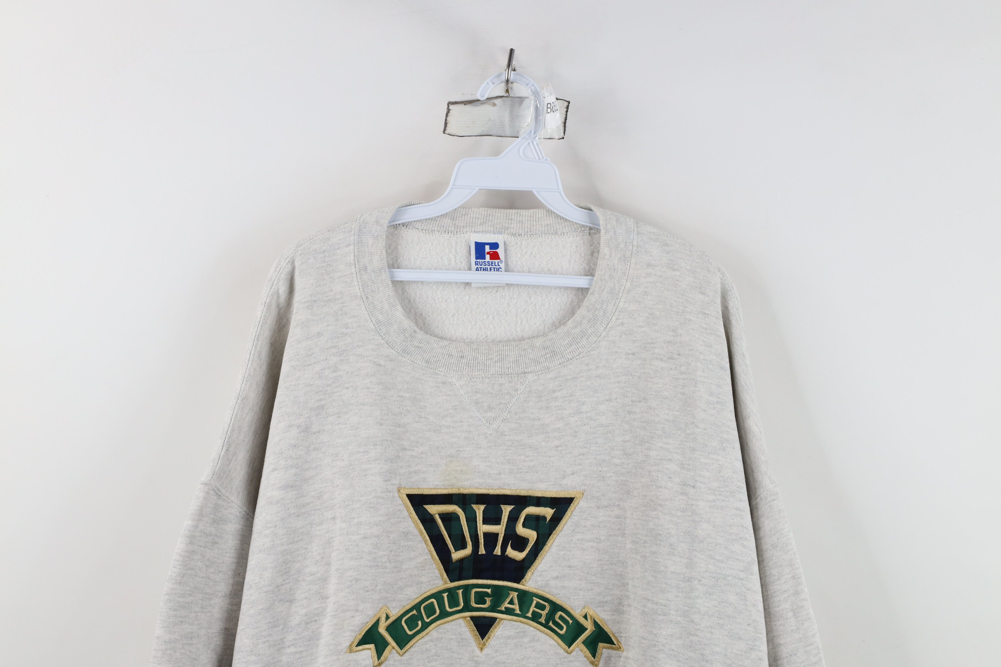 Russell Athletic Vintage 90s Russell Athletic Cougars Sweatshirt Gray USA Size US XXL / EU 58 / 5 - 2 Thumbnail