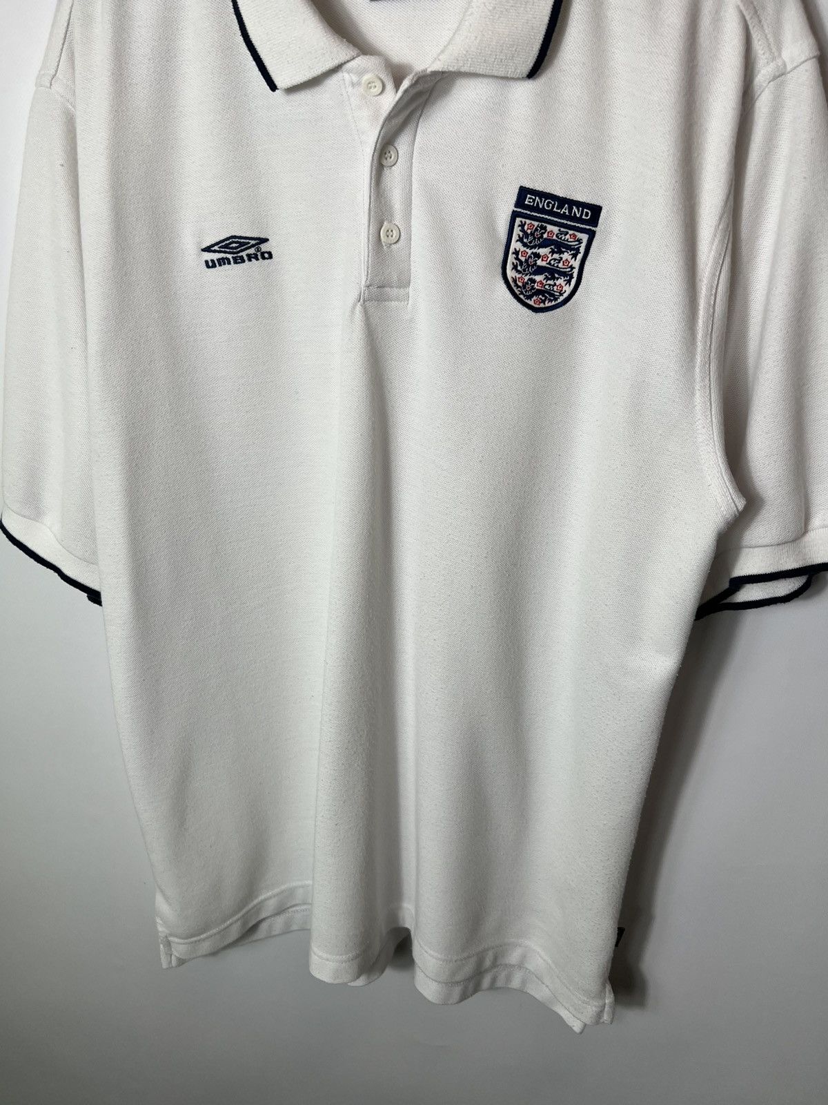 Umbro Vintage soccer football Umbro England T-shirt Jersey Size US XL / EU 56 / 4 - 3 Thumbnail