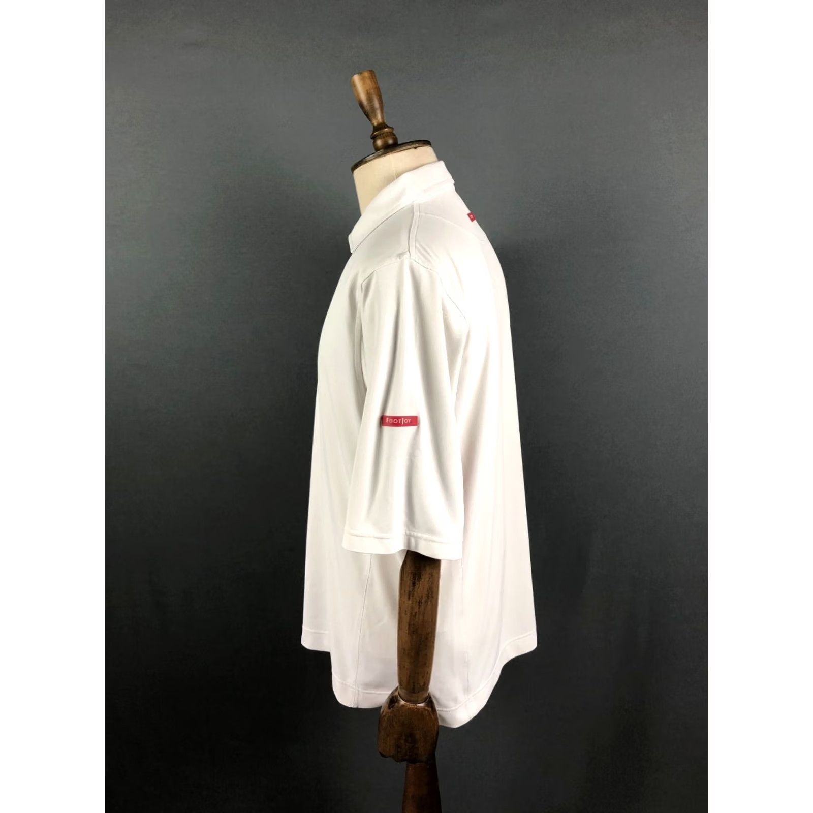 Footjoy FootJoy Polo Shirt 1/4 Zip Polyester XL Men's White Sports Size US XL / EU 56 / 4 - 2 Thumbnail