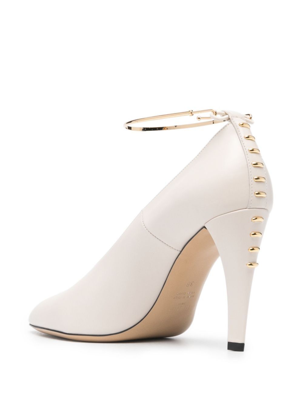 Fendi o1s1wg110425 Mules in White Size US 10 / IT 40 - 4 Thumbnail
