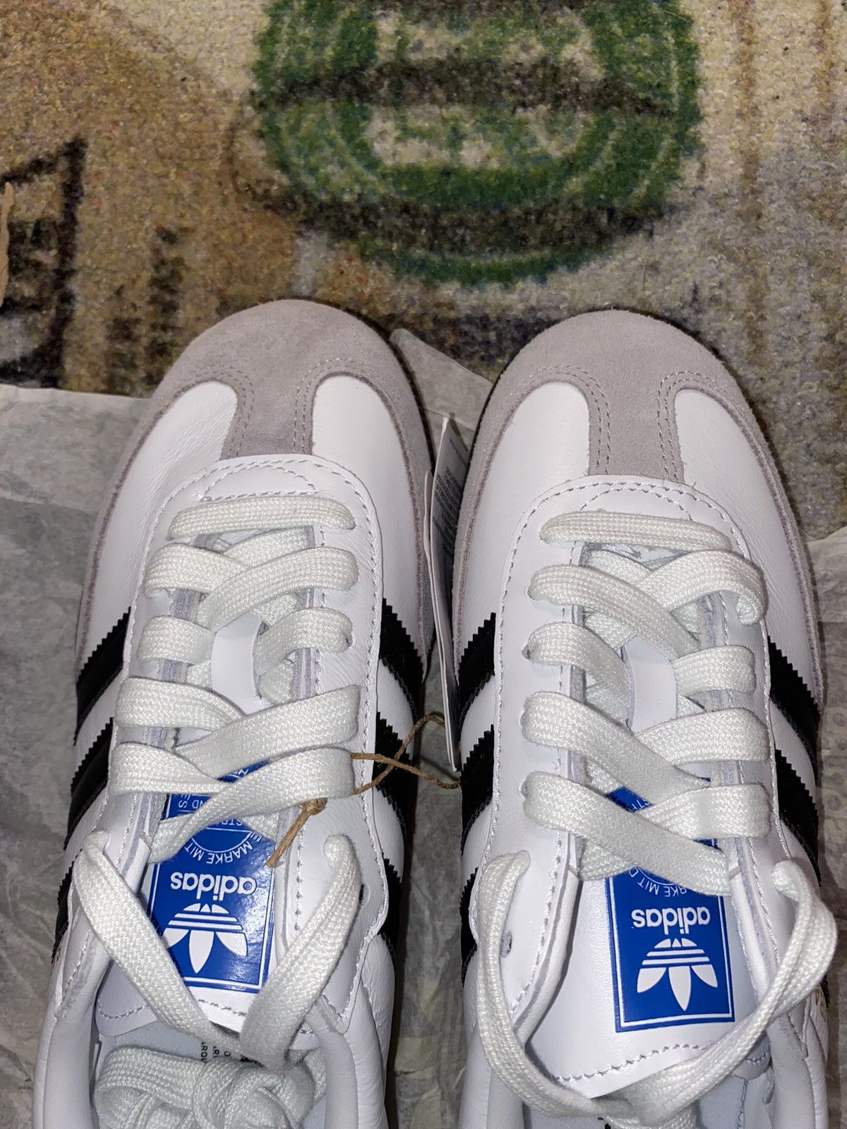 Adidas Adidas Samba OG Cloud White Core Black Size US 5 / IT 35 - 6 Thumbnail