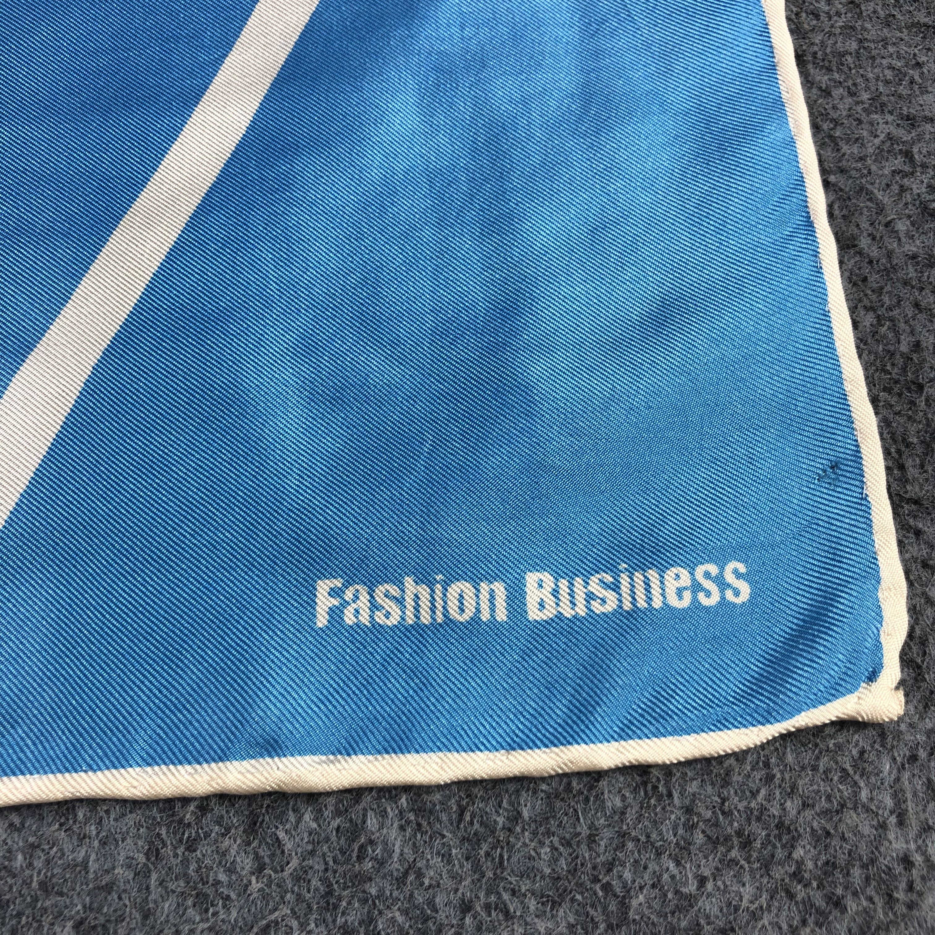 Vintage Fashion Business Hand Rolled Silk Scarf M883 Size ONE SIZE - 3 Thumbnail