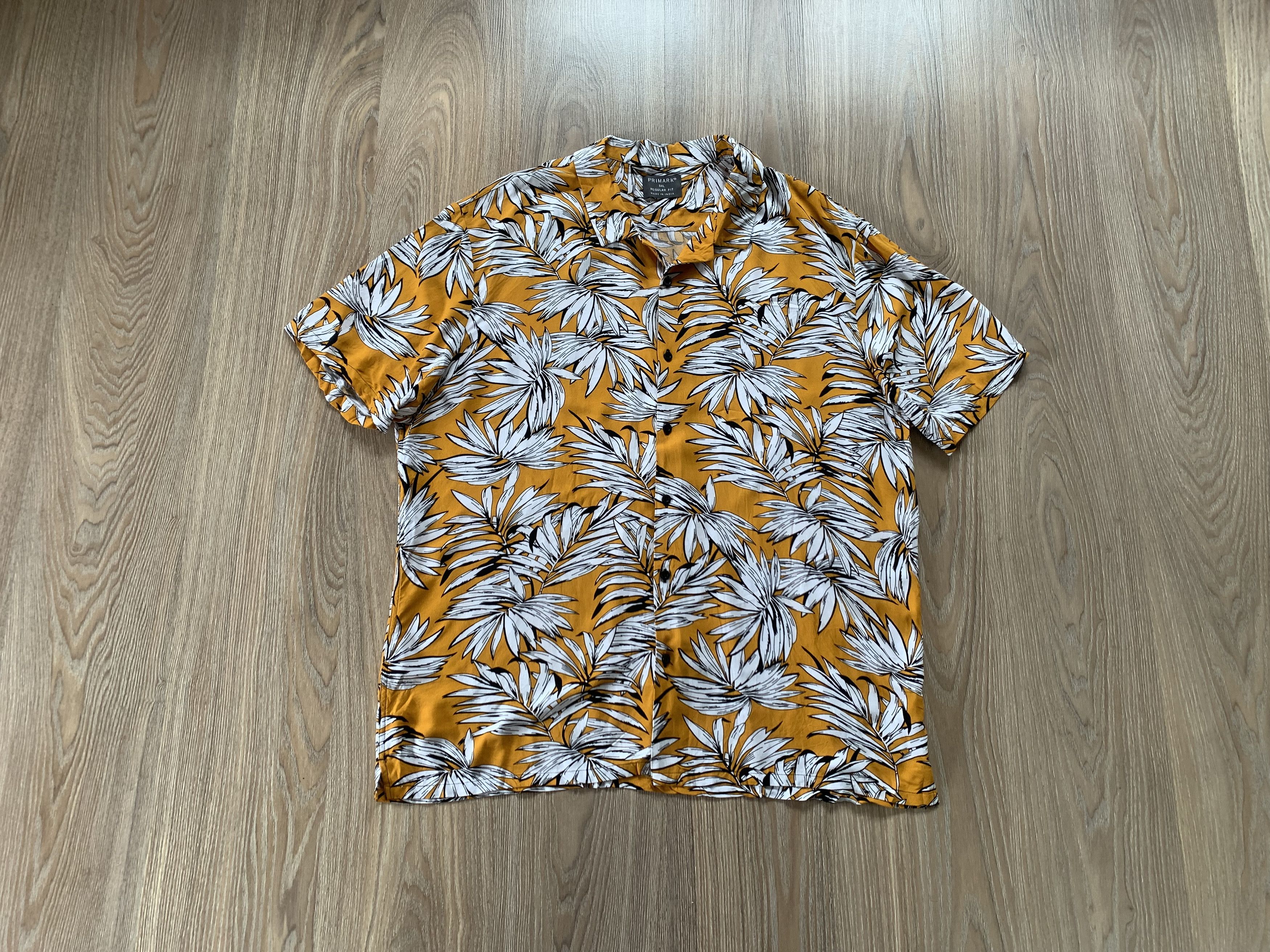 Primark Primark Regular Fit Printed Hawaiian Shirt Size US XXL / EU 58 / 5 - 1 Thumbnail